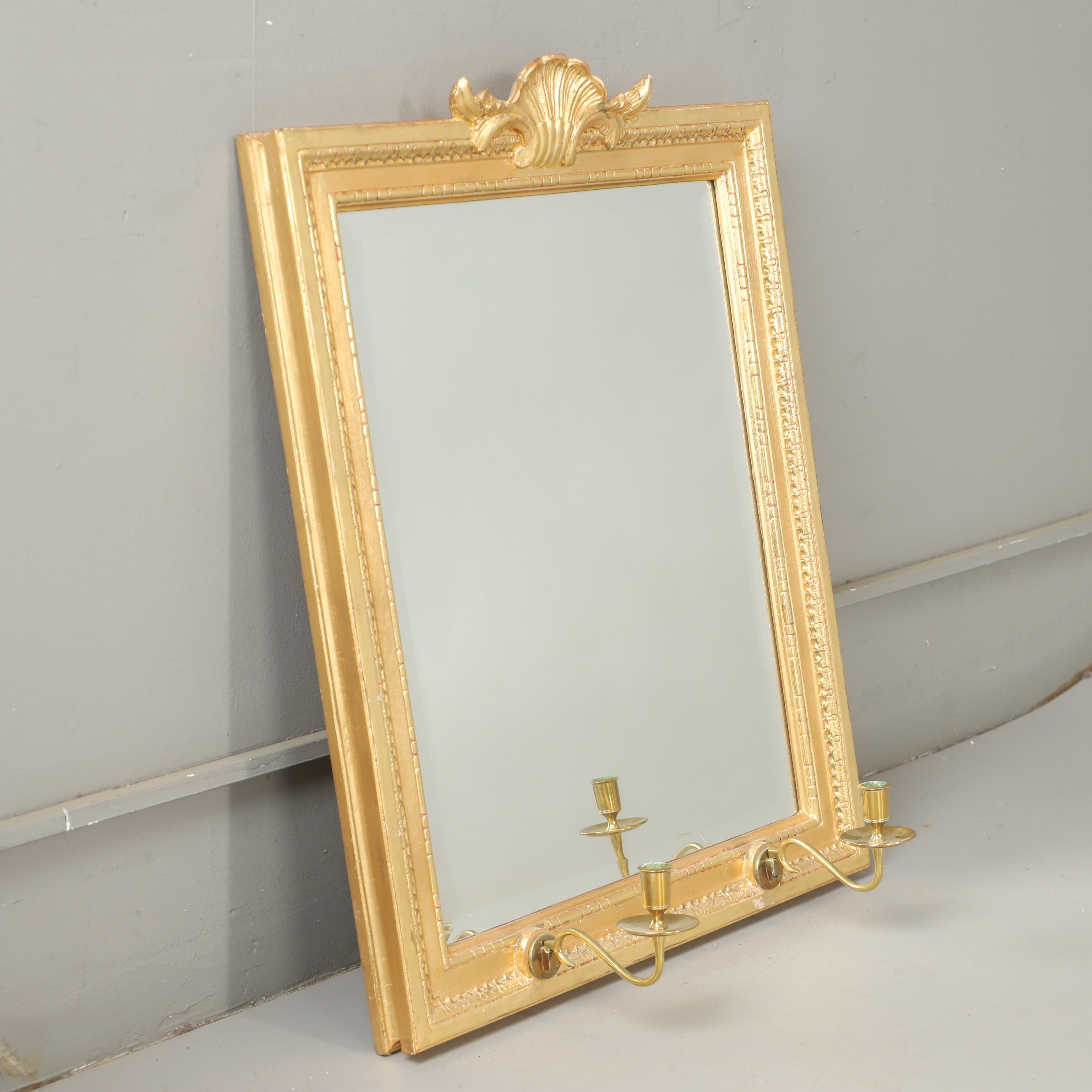 SPEGELLAMPETT, "Meunier", förgylld och bronserad, ur IKEA:s 1700-talsserie.