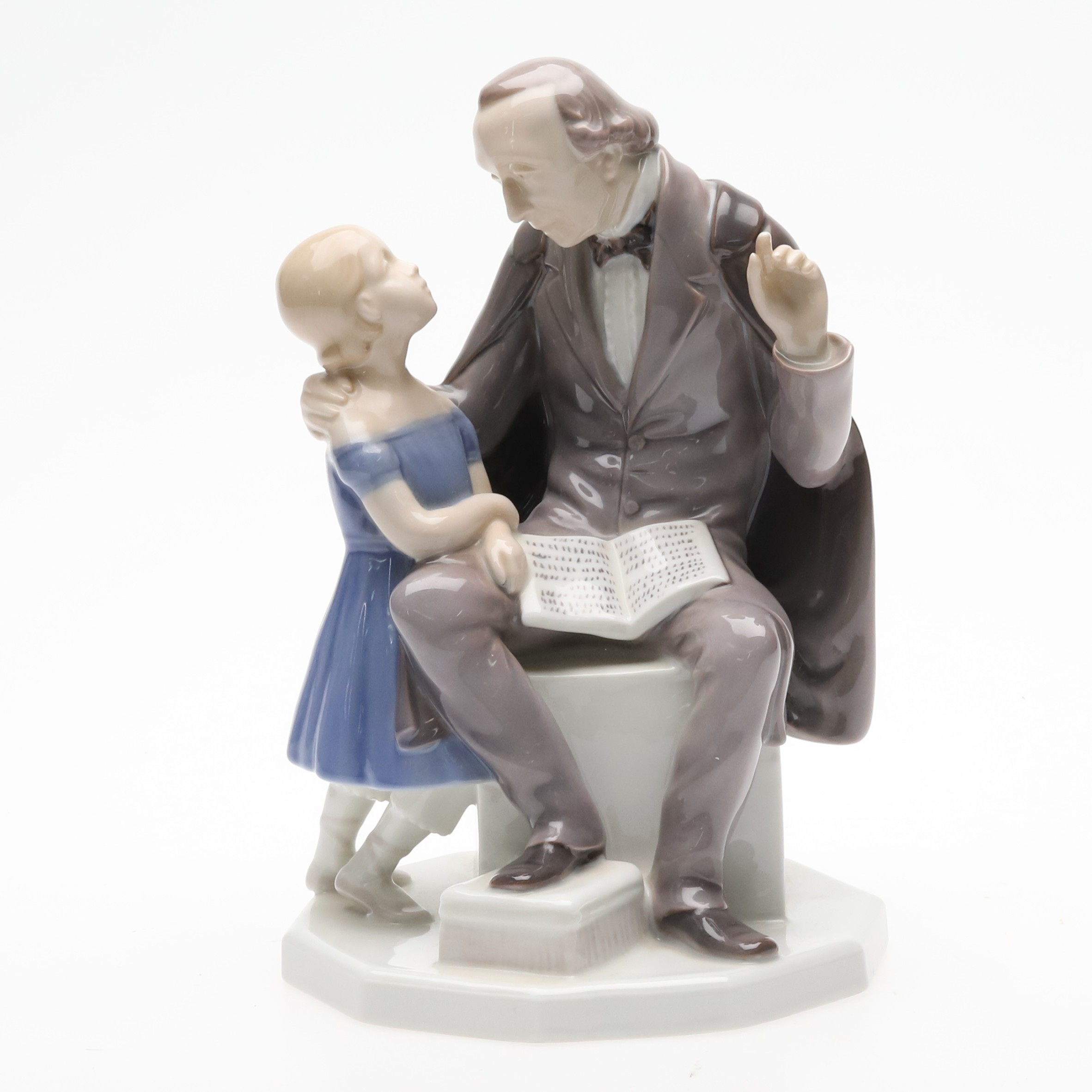 FIGURIN, Porslin, "H.C Andersen läser en saga", Bing & Gröndahl, Danmark.