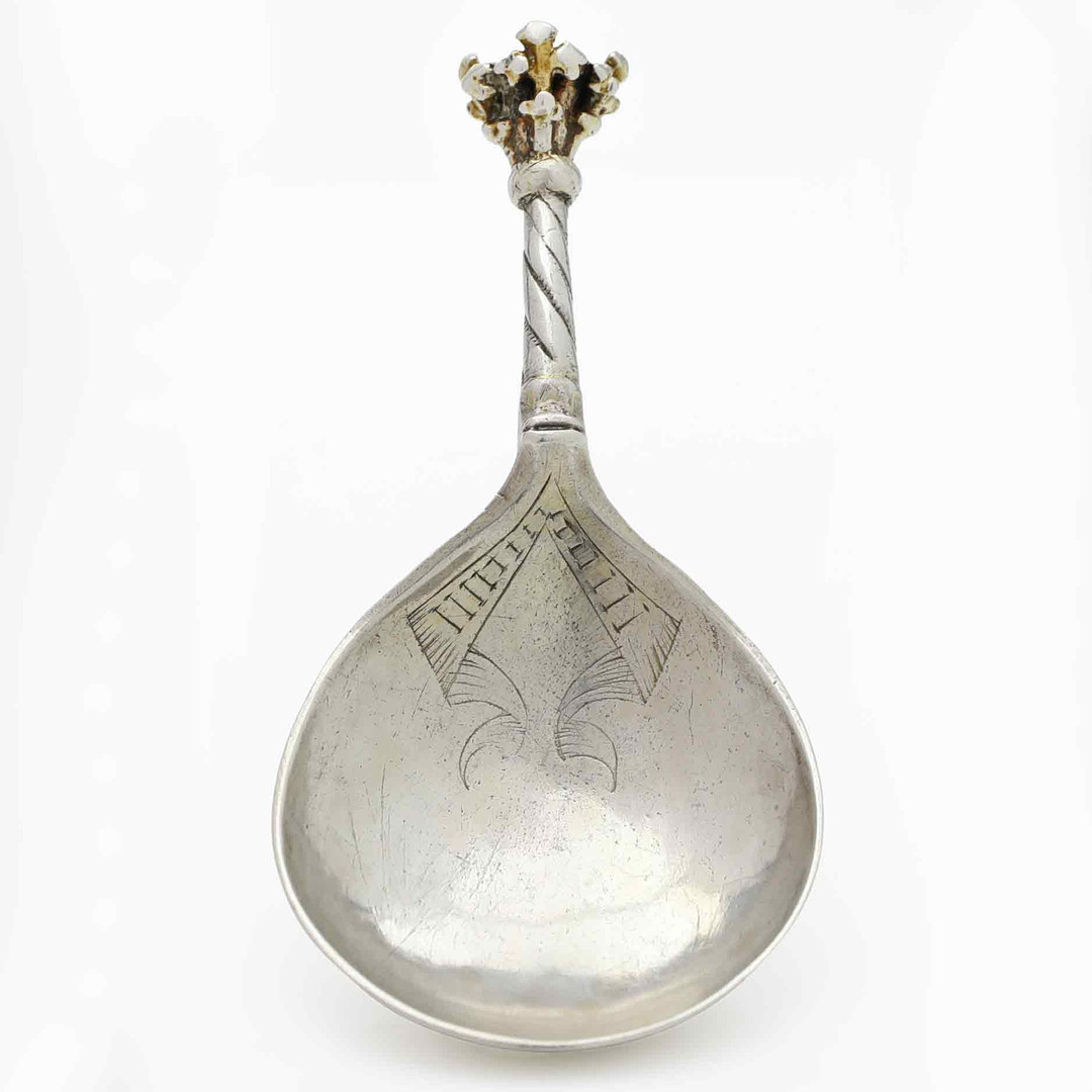MELCHIOR HEY. Supsked, silver, Falun, verksam 1638-67.
