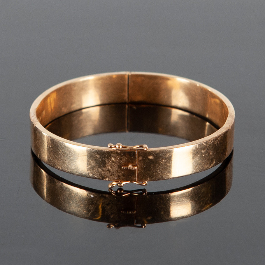 ARMBAND GULD 18K. Julius Svensson, Halmstad. Vikt ca 19,7 gram.