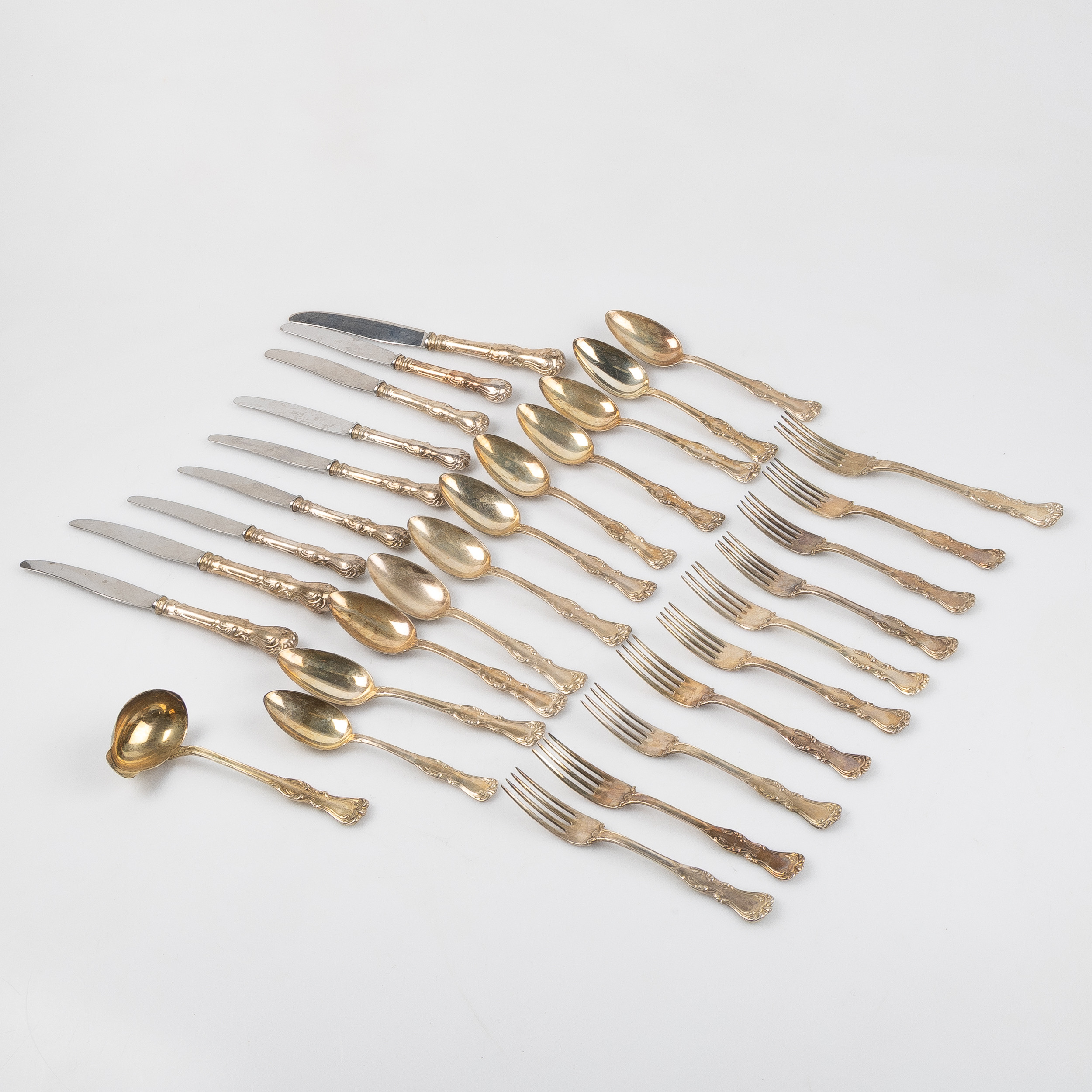 BESTICK, 31 delar, silver, 830, GAB, 1900-talets andra hälft.