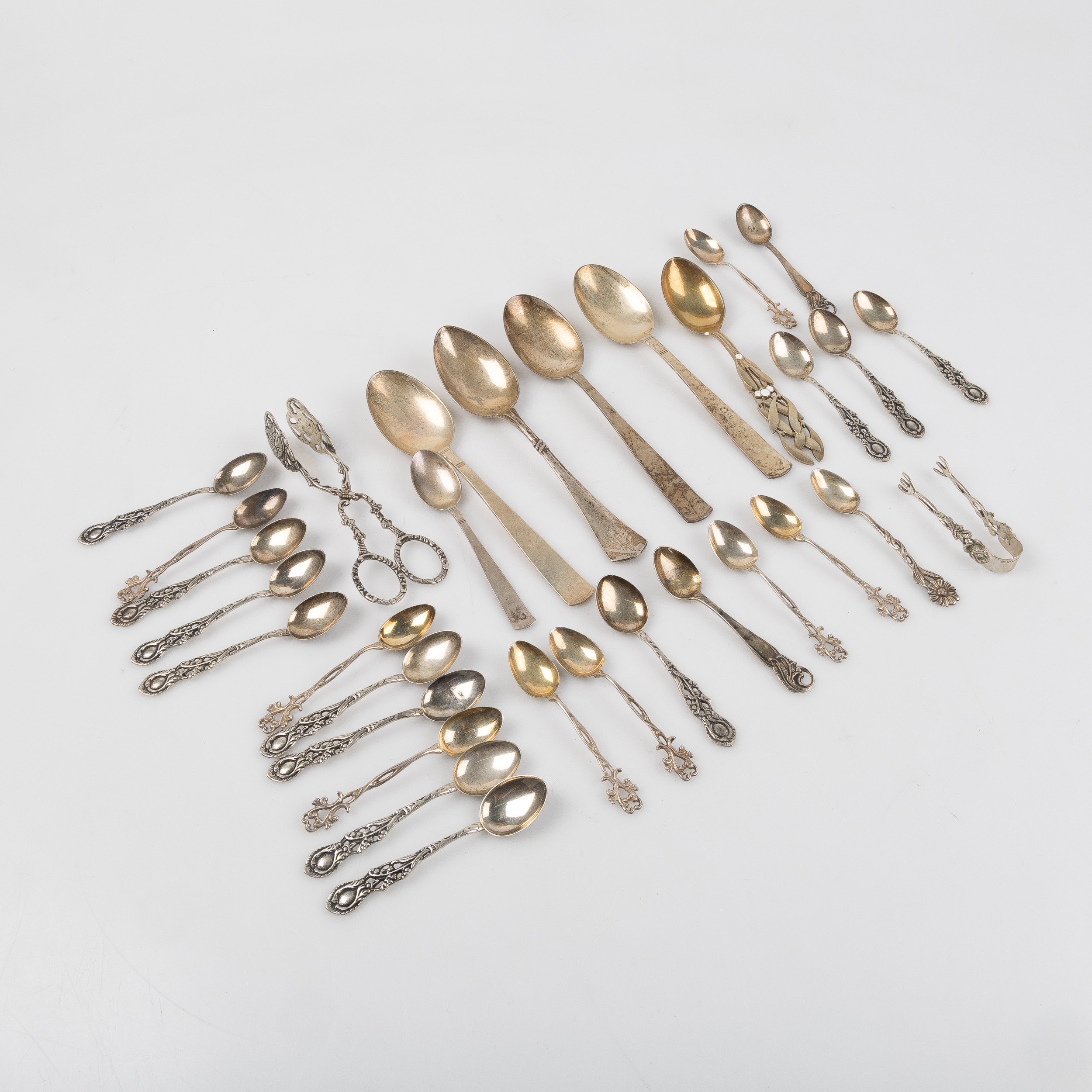 DIVERSE SILVER, bl a Rosenholm, 1900-tal.