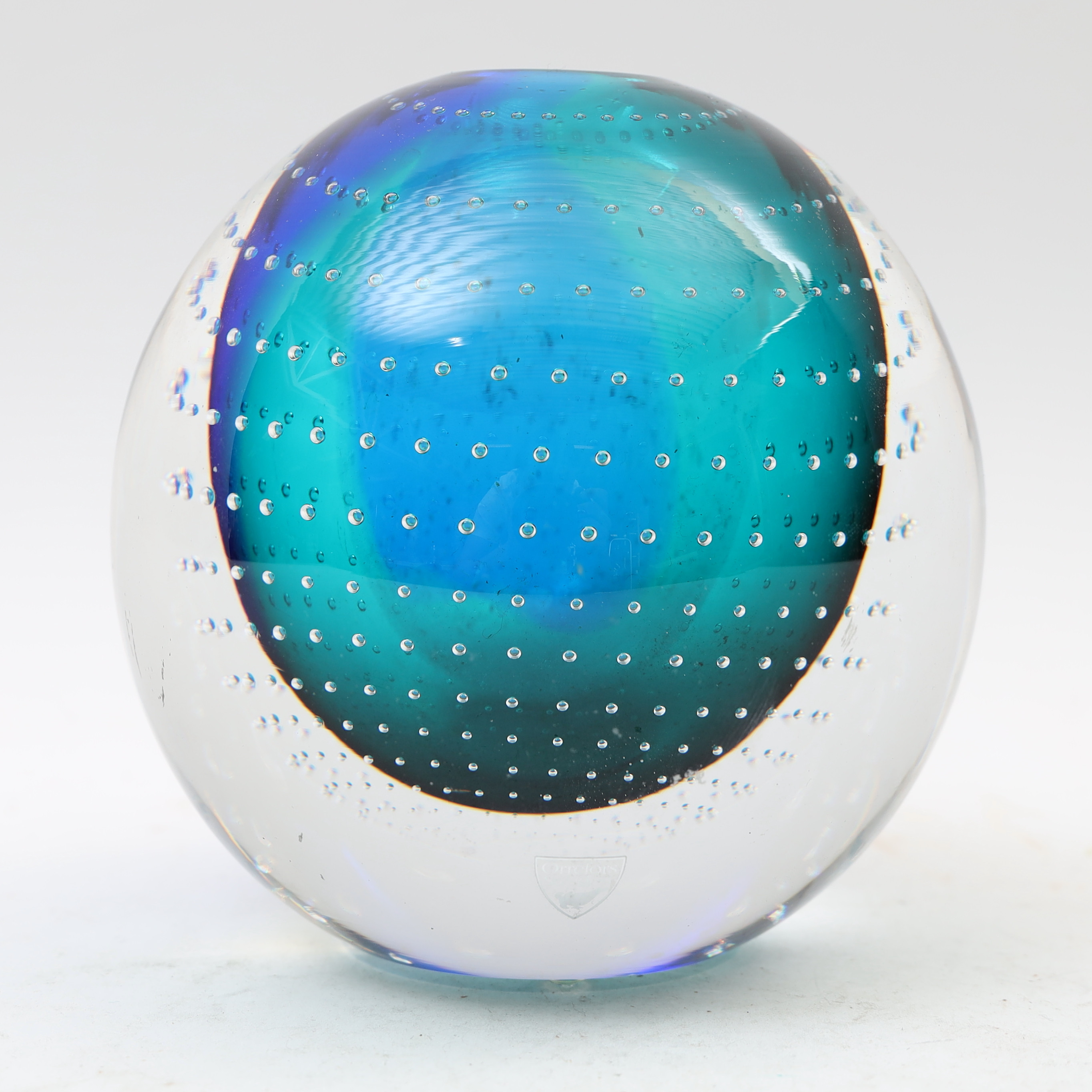 ERIKA LAGERBIELKE. Vas, Orrefors, Expo, signerad och etikettmärkt.