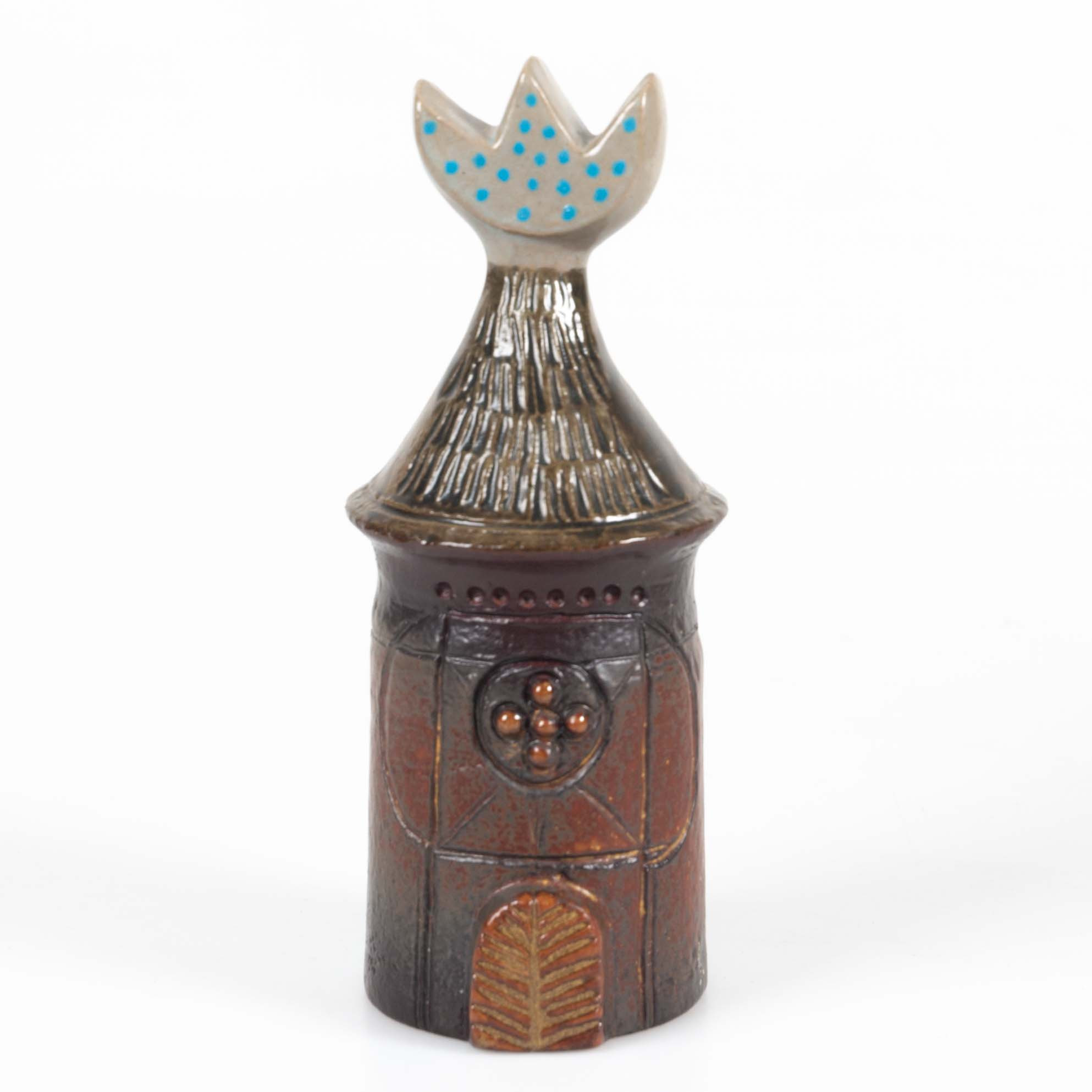 BERTIL VALLIEN. Skulptur ur serien "bagdad", stengods.