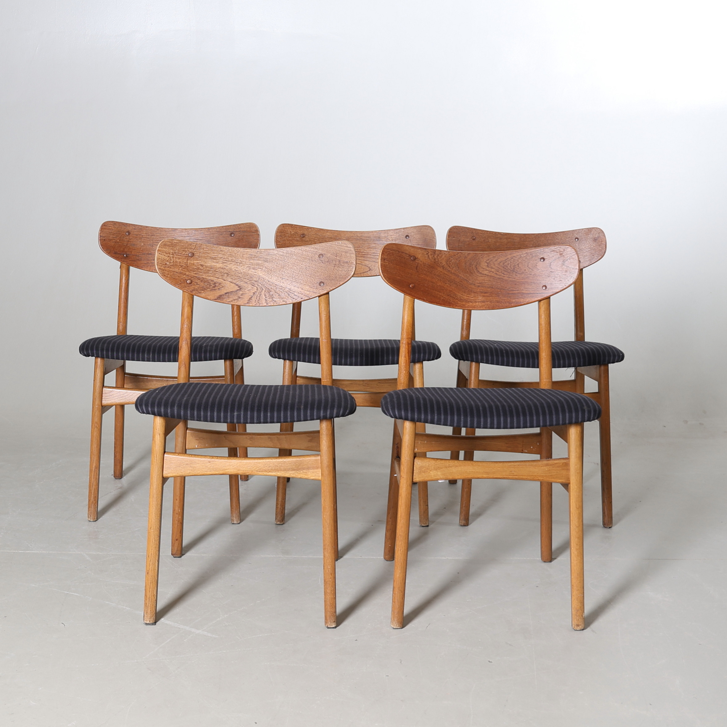 STOLAR, 5 st, ek, Danmark, 1960-tal.