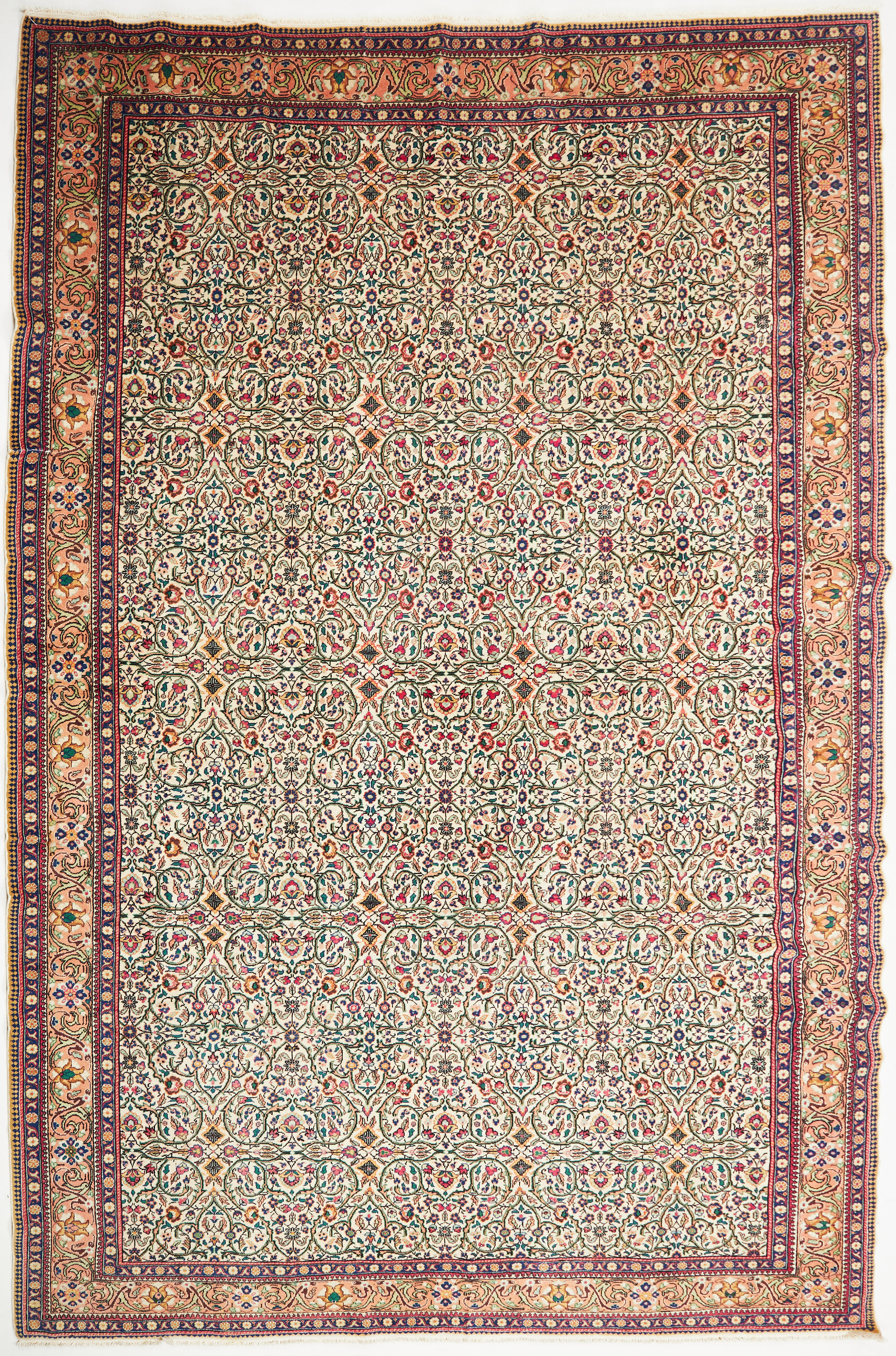 ORIENTMATTA. Turkiet, semiantik, ull på bomullsvarp, ca 405x265 cm.