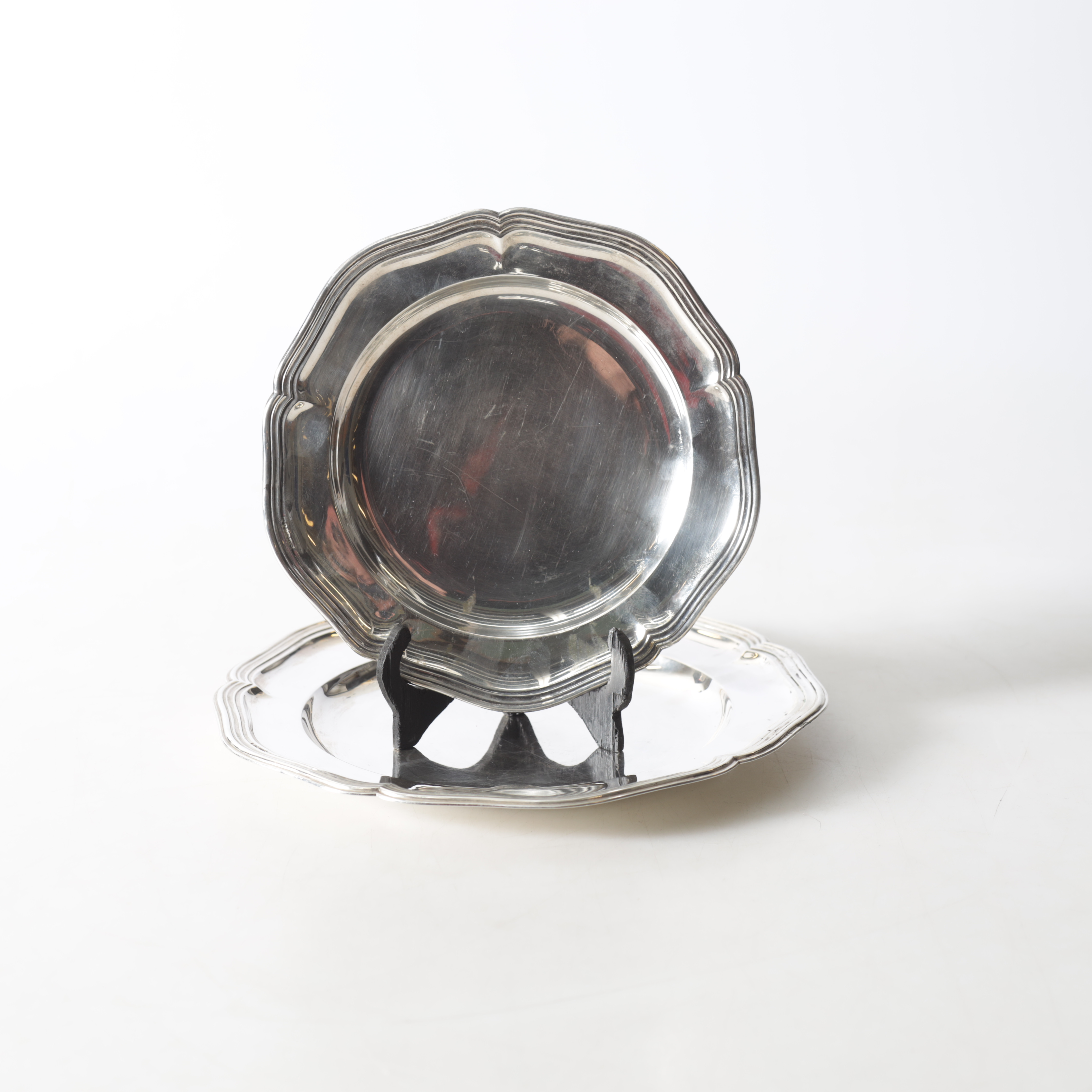 FAT, 2 st, silver, olika tillverkare. Totalvikt ca 544,4 gram.