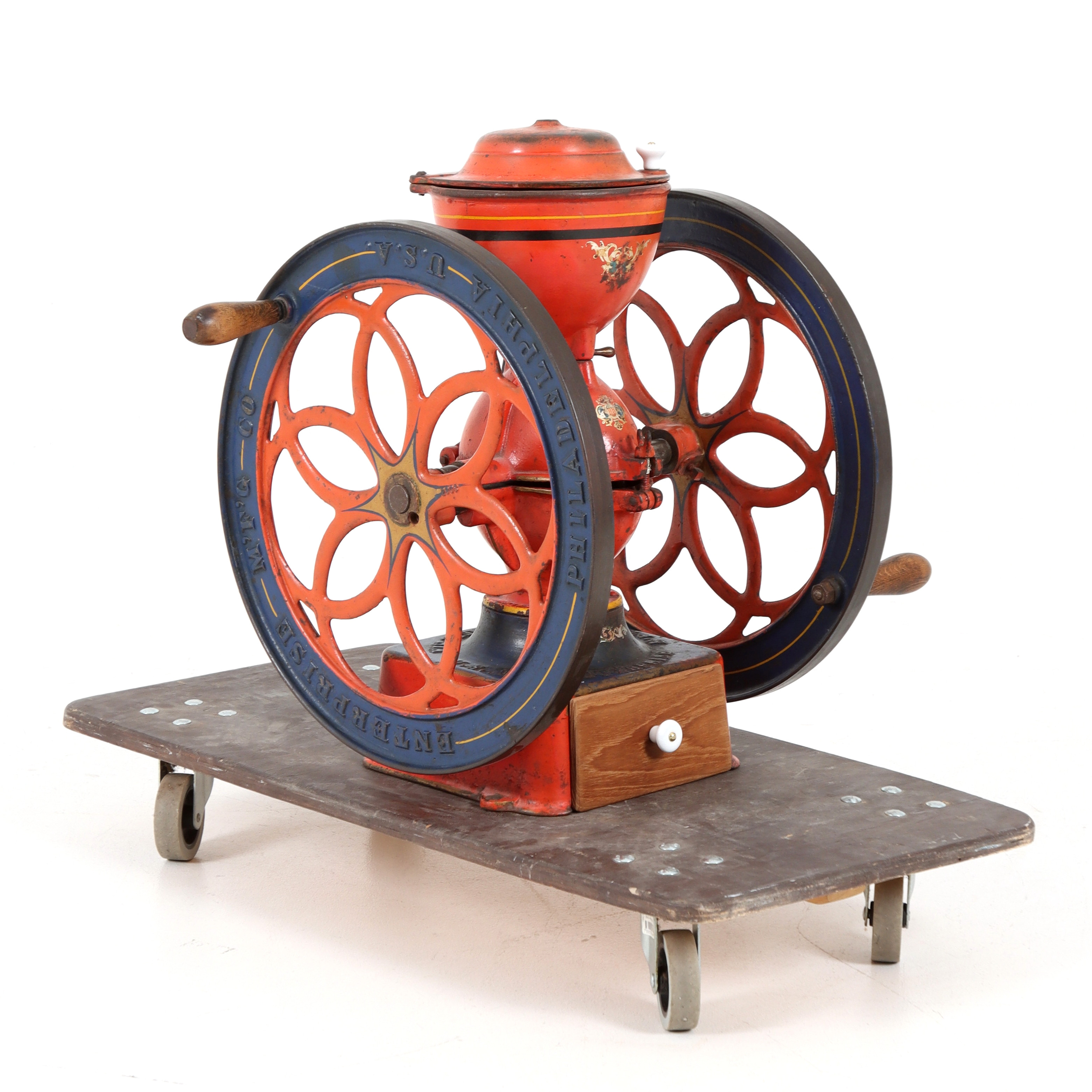 KAFFEKVARN, gjutjärn, Enterprise Manufacturing Co, Philadelphia, USA, 1900-tal.