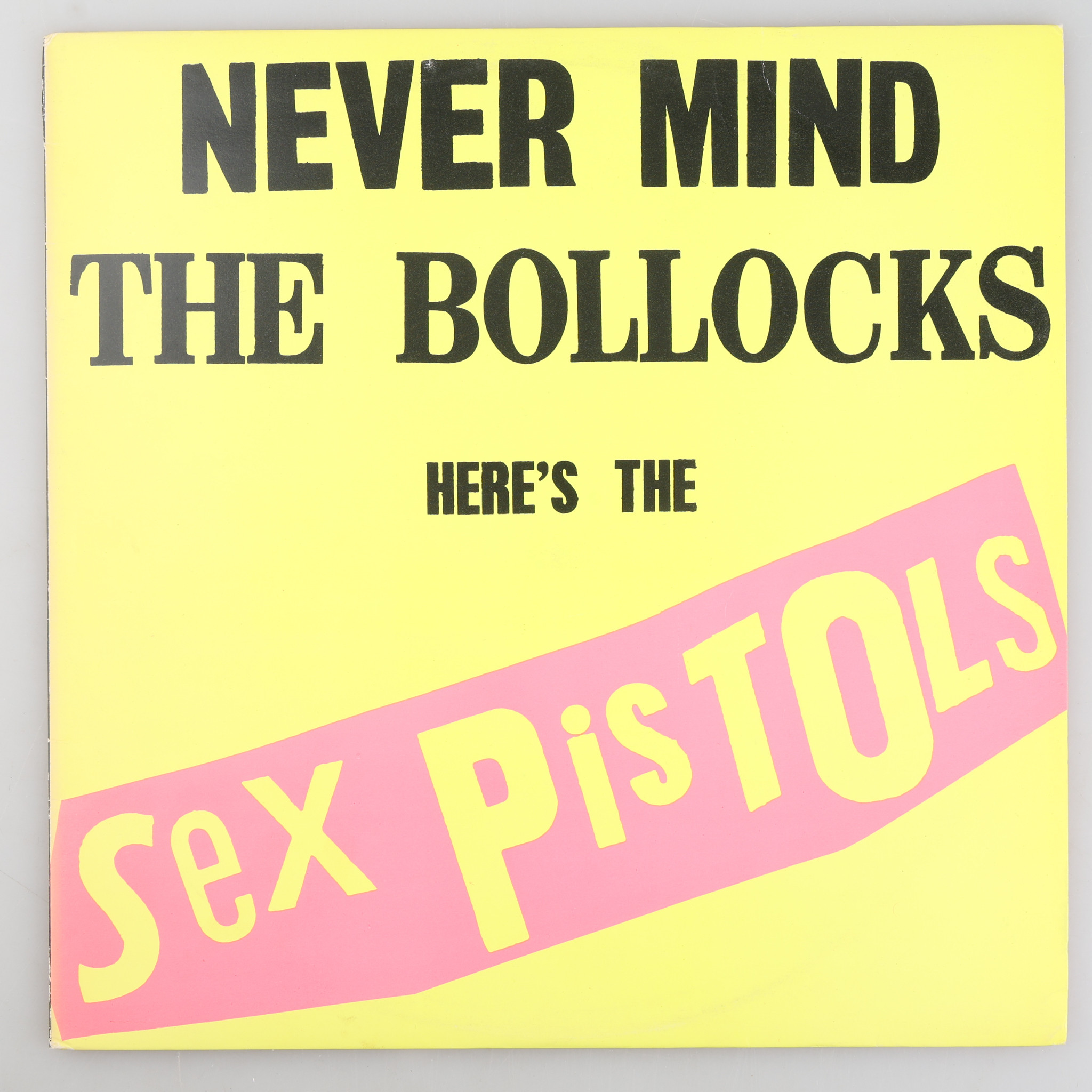 VINYLSKIVA, Sex Pistol, "Never mind the bollocks", 1977.