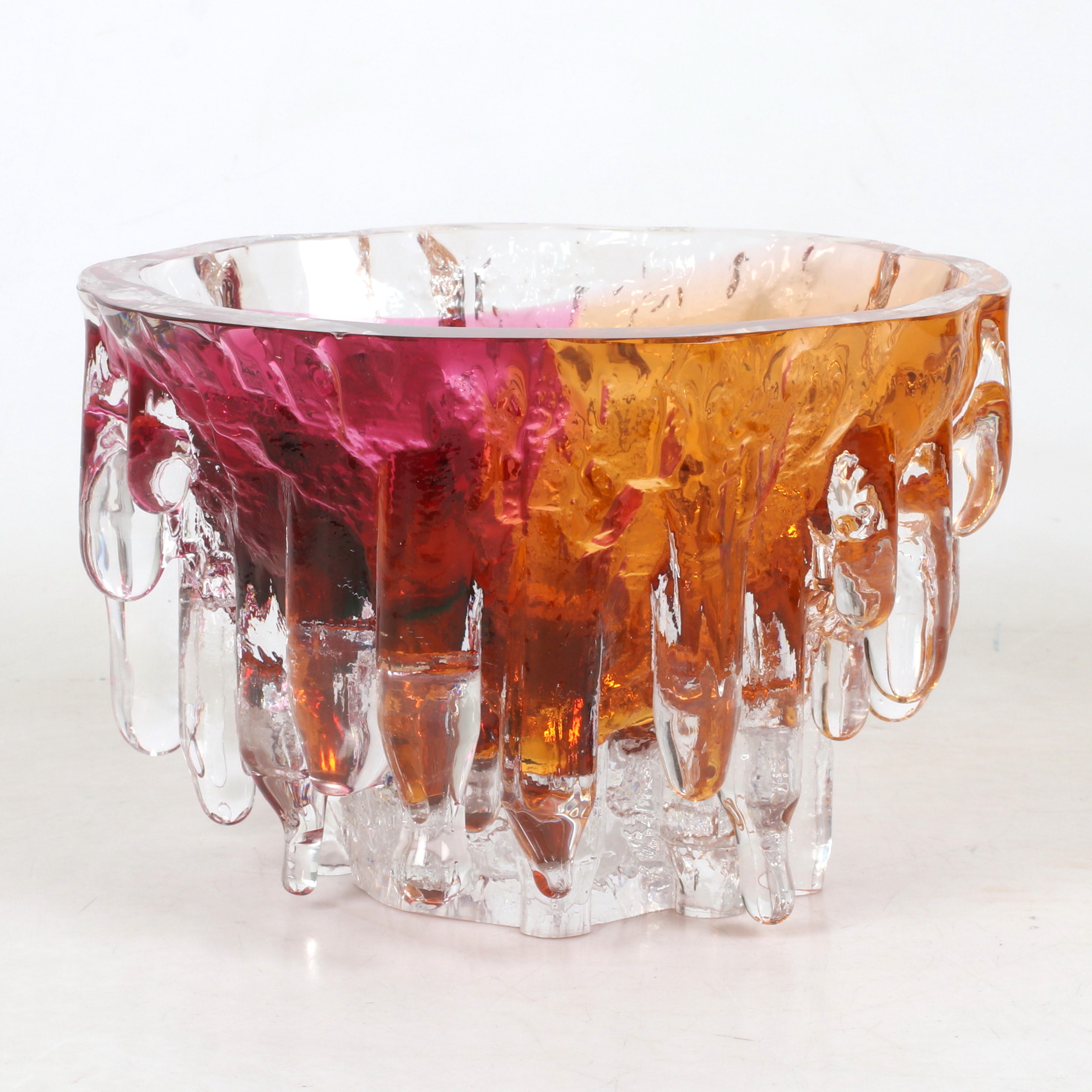 GÖRAN WÄRFF. Skål, ”Polar", glas, Kosta.