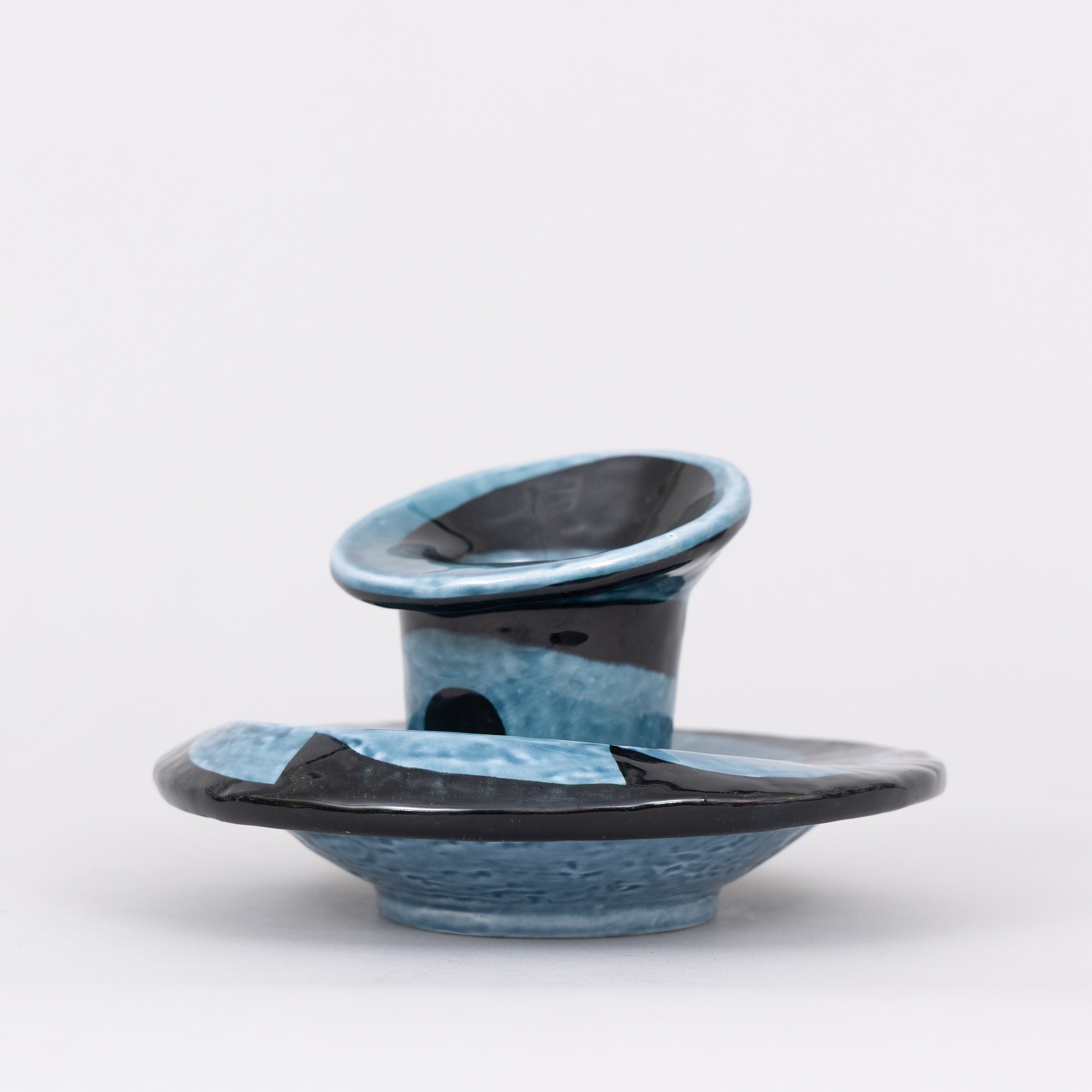 VILHELM BJERKE-PETERSEN (DANMARK, 1909-1957). Vas/Fat, charmotte, Rörstrand, signerade.