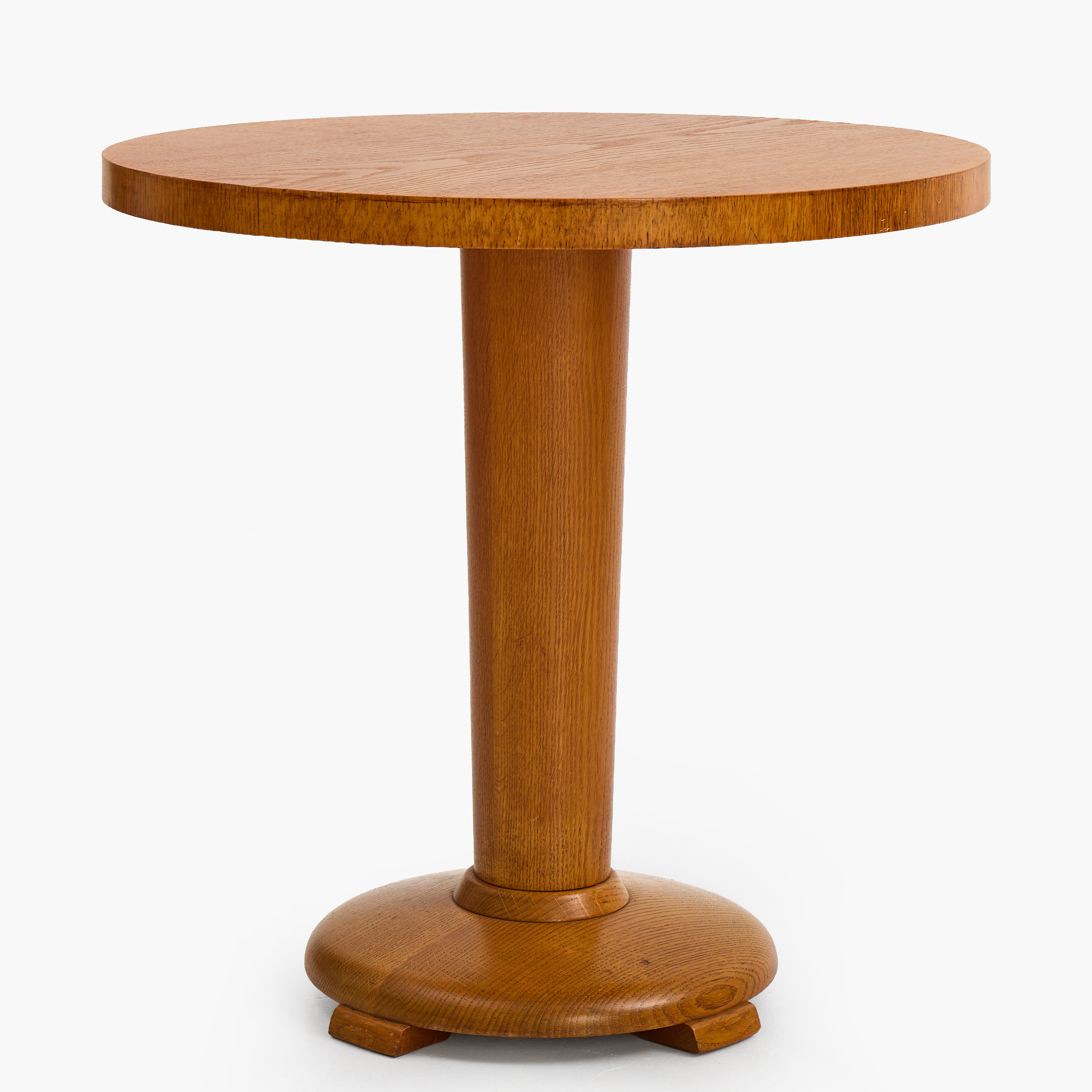 BORD, pelarfot, ekfanér, 1940-tal. Swedish Modern.