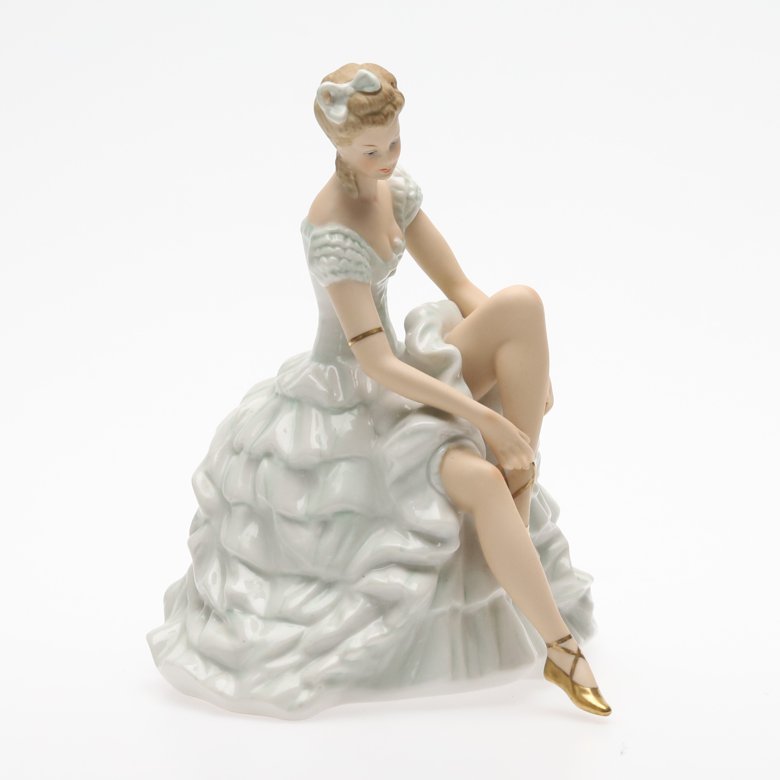 FIGURIN. Porslin, "Ballerina", Wallendorf, Tyskland.