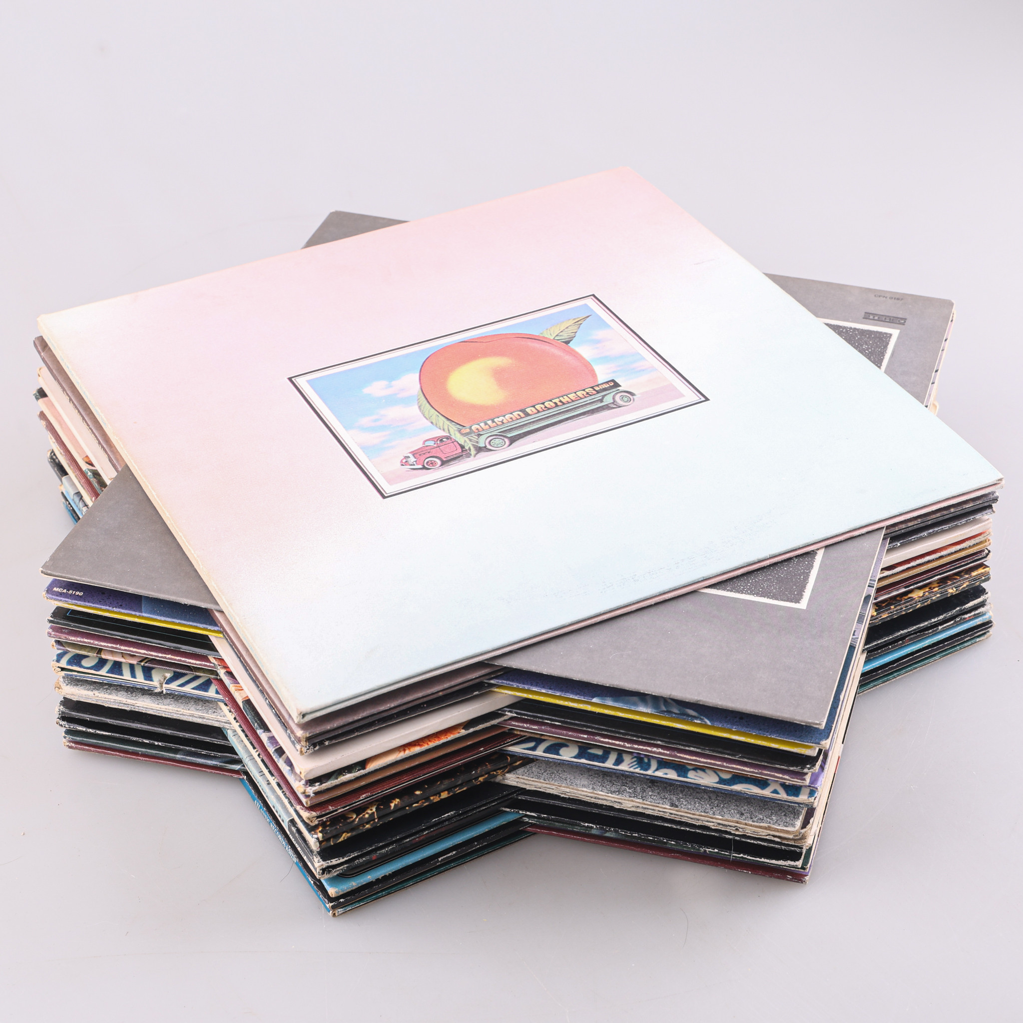 VINYLSKIVOR, 25 stycken, rock m.m.