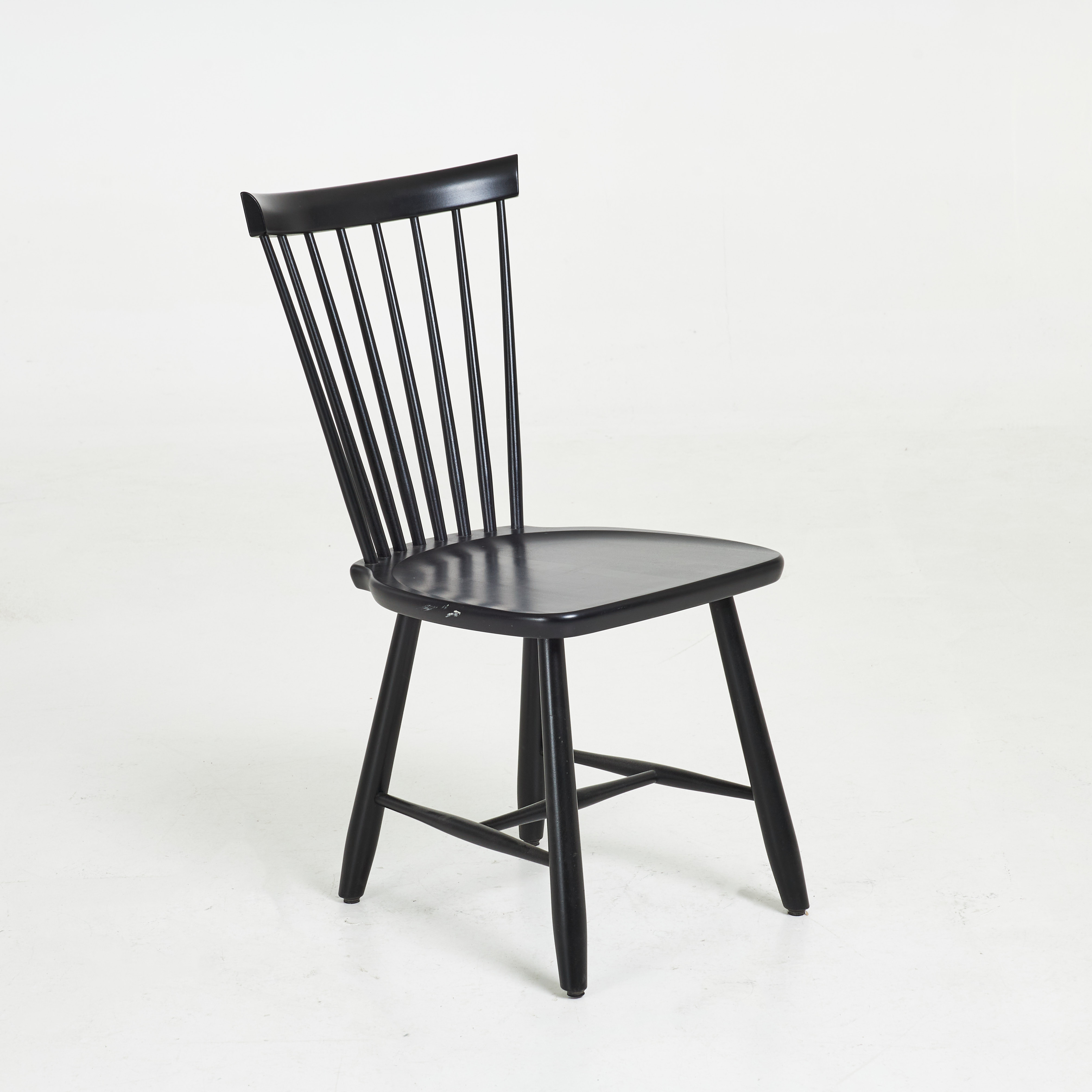 CARL MALMSTEN. "Lilla Åland", stol, för Stolab, 2021, svartlackerad björk.