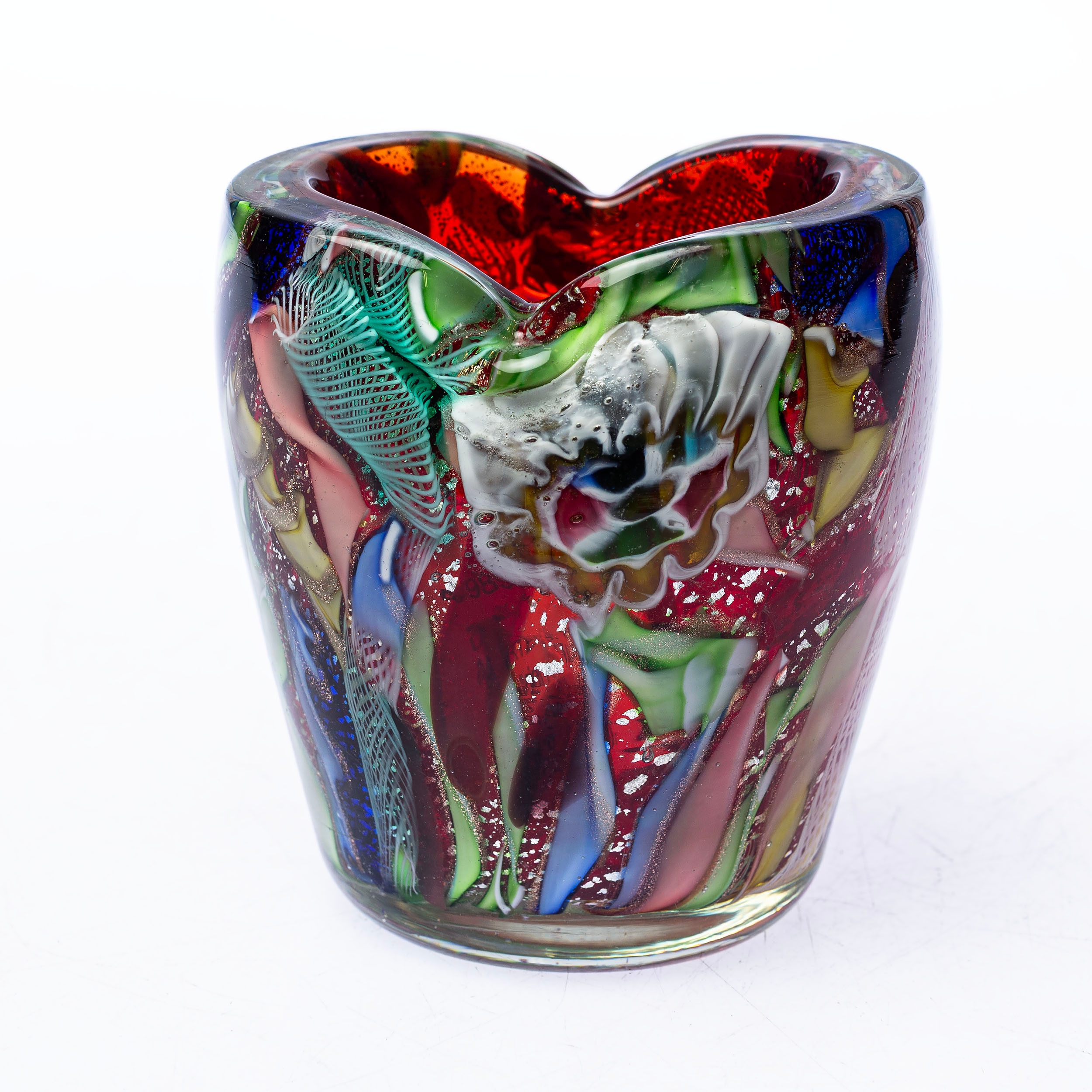 DINO MARTENS. Vas ur serien "Tutti Frutti", Aureliano Toso, Murano, Italien, ca 1950/60-tal.