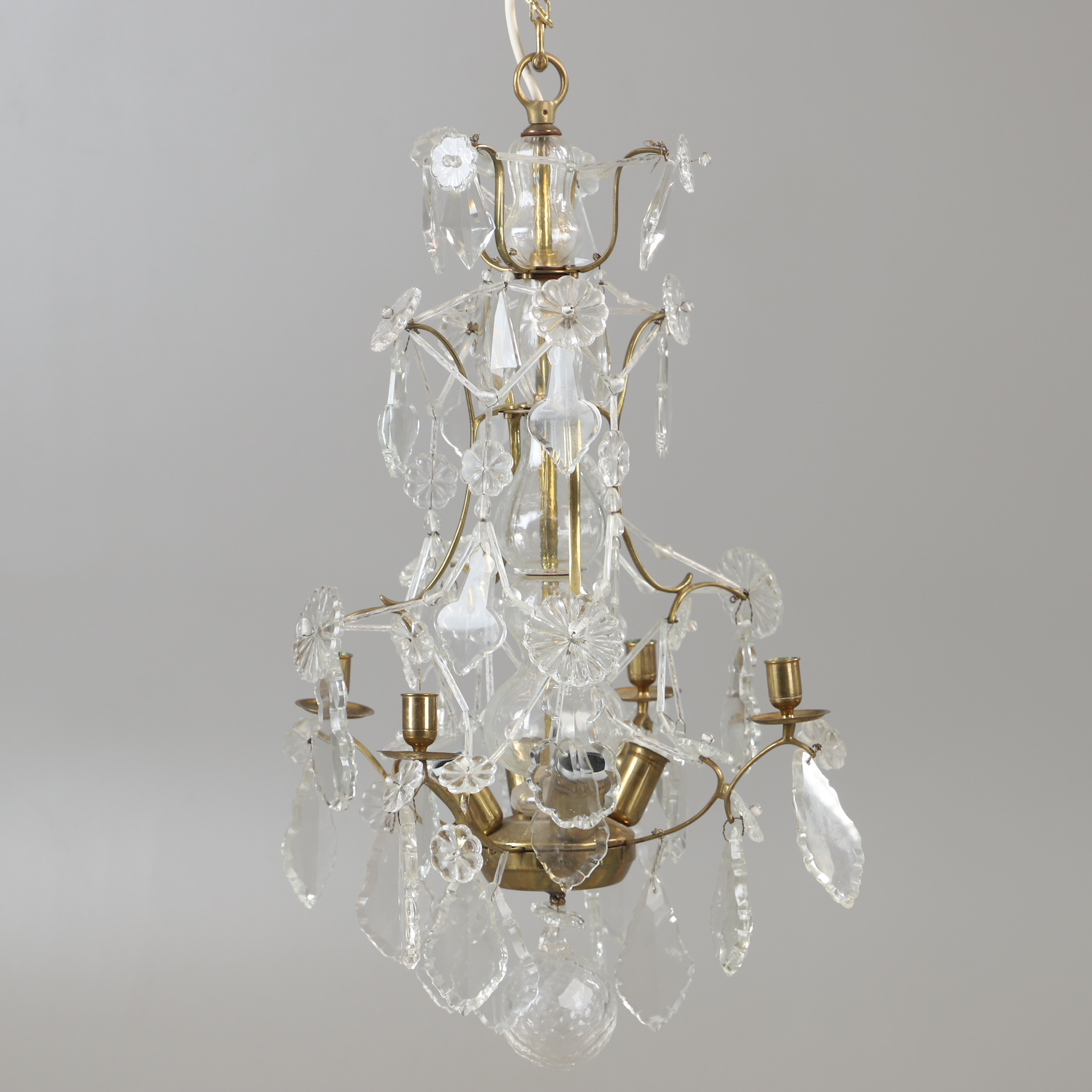 LJUSKRONA, 4-armad, "Sturehov", rokokostil, ur IKEA:s 1700-tals serie.