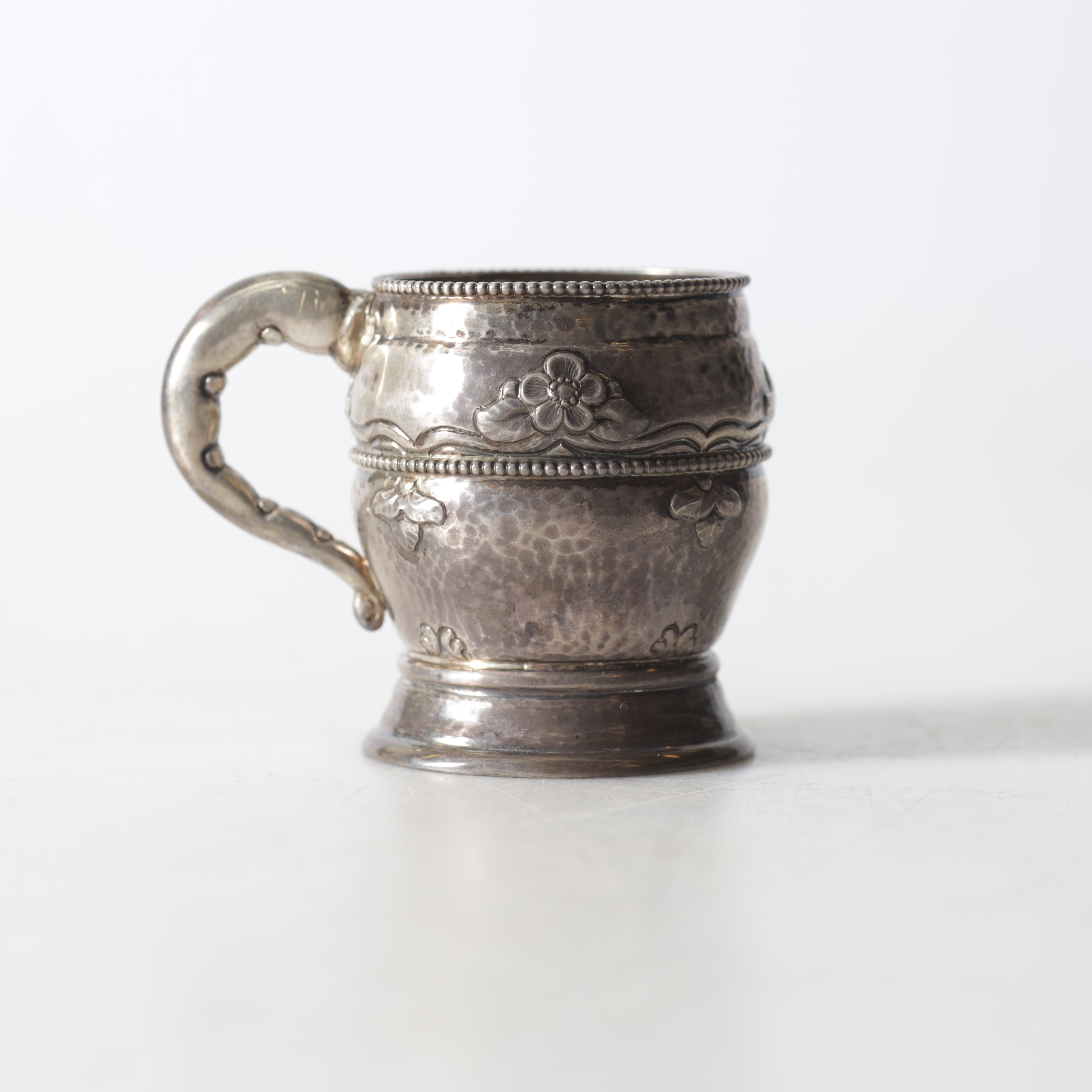 PUNSCHKOPP, silver, Svenska & Danska silverstämplar. Totalvikt ca 100,2 gram.