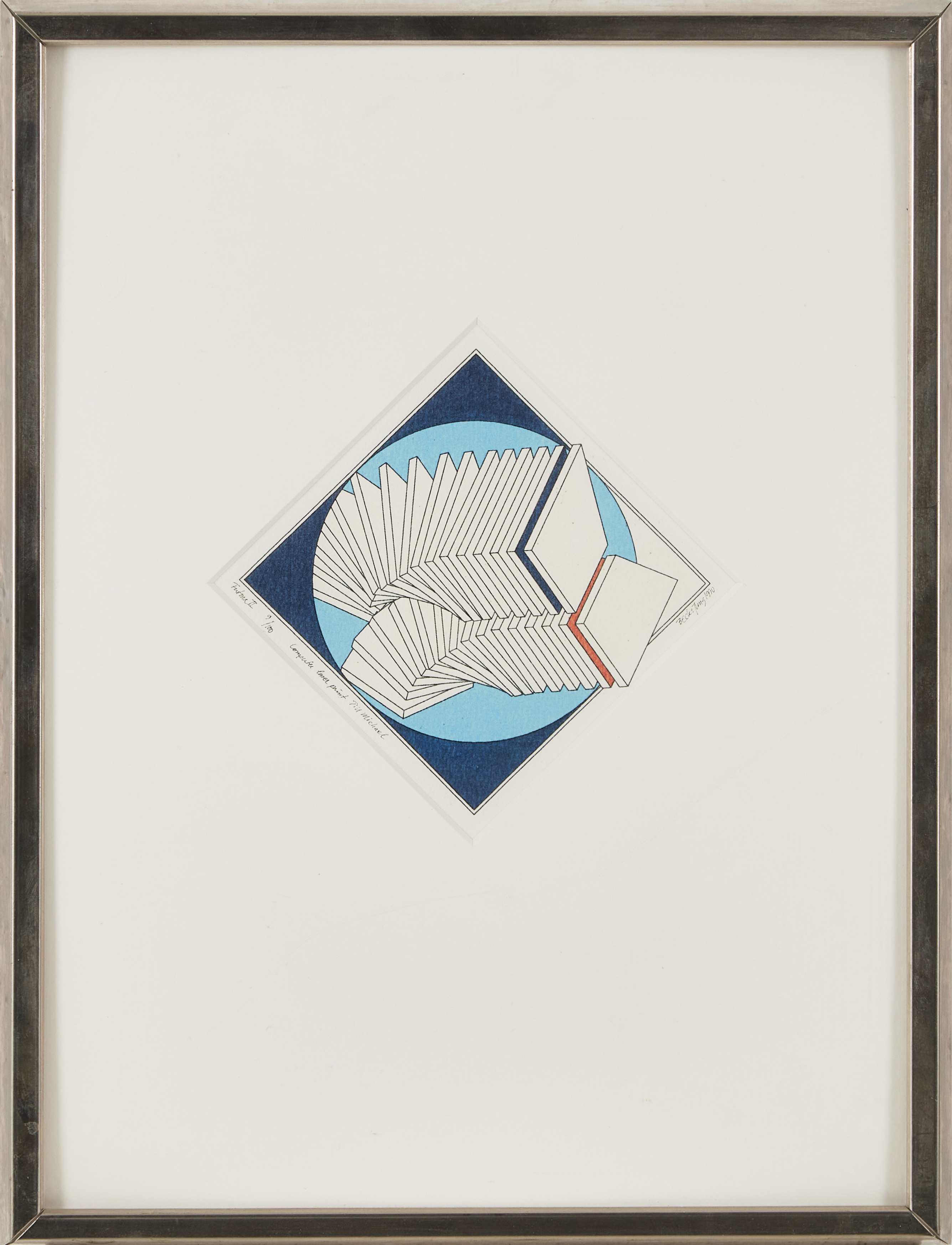 BECK & JUNG. "Futura", 4 laserprints (computer lens print), signerade samt dedikerade, numrerade 9/100.