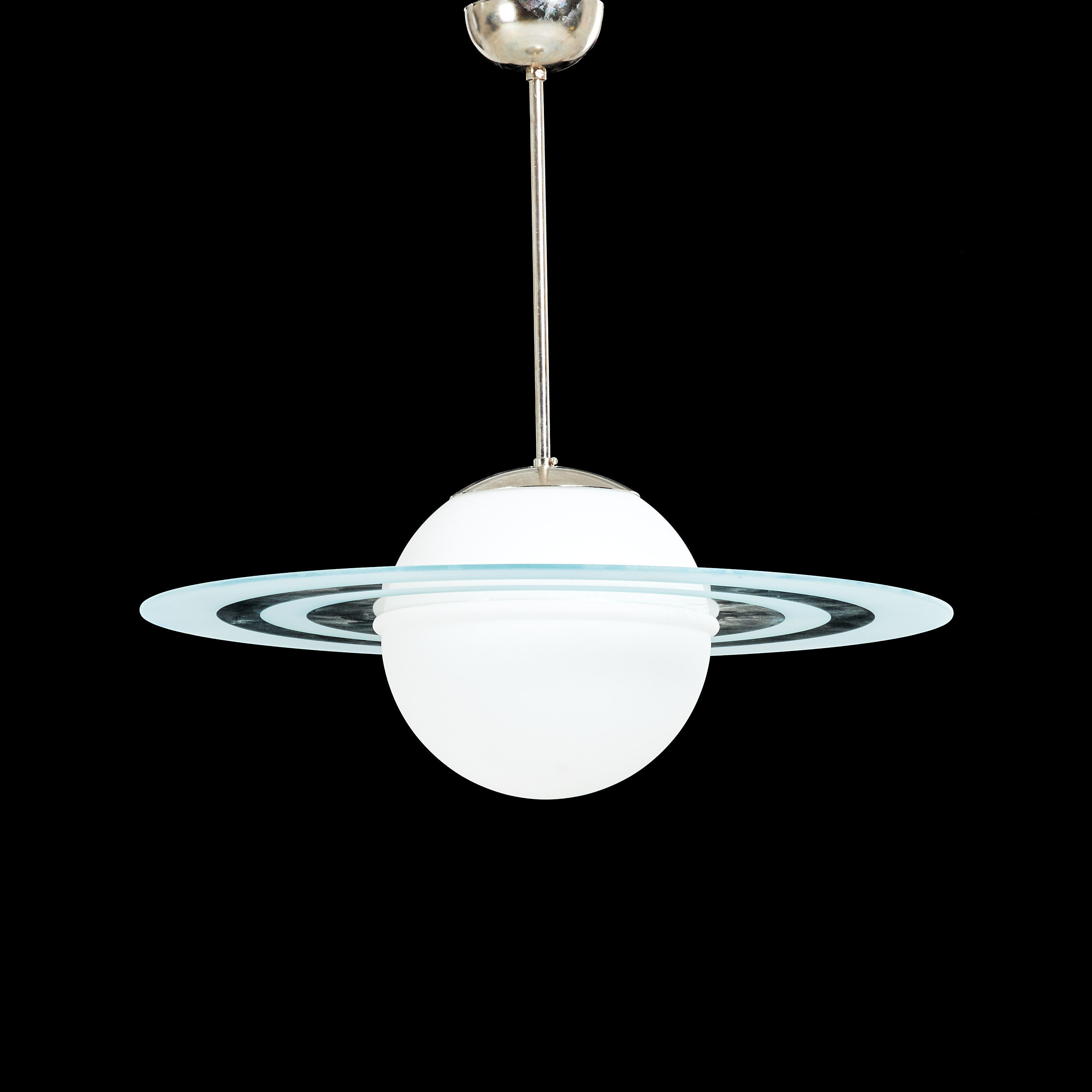 TAKLAMPA. s.k. saturnuslampa, Lampnet, 1900-talets slut.