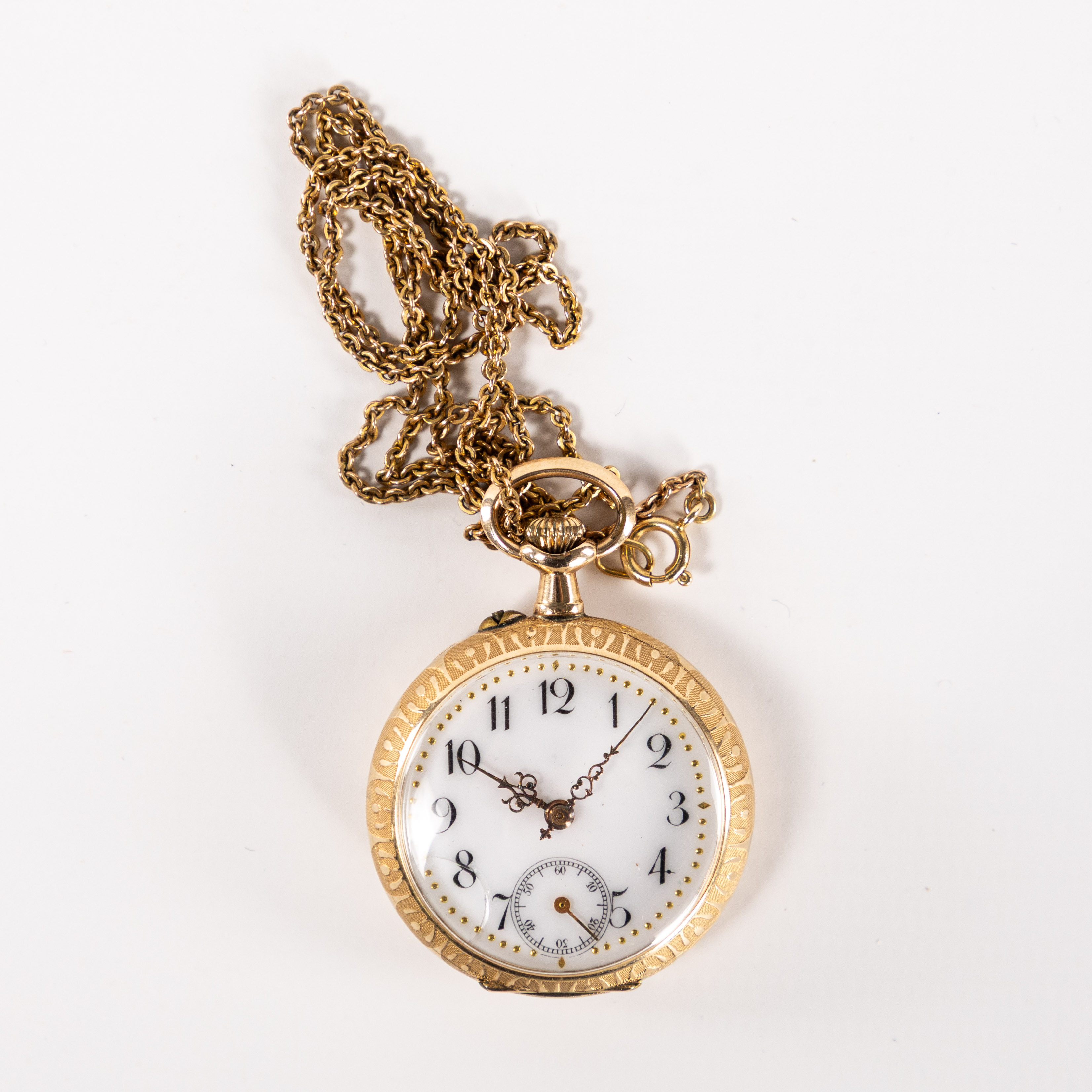 FICKUR, 32 mm, 14k guld.