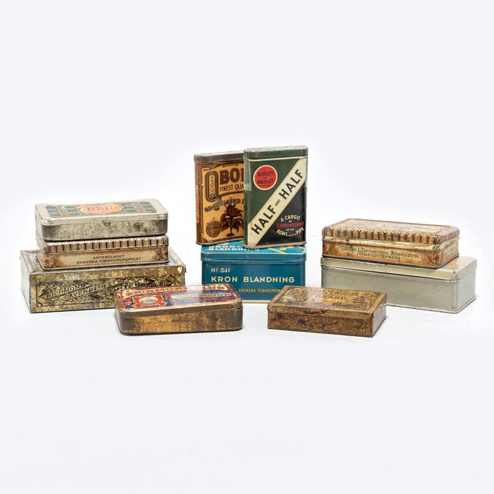 SAMLINGS TOBAKSKRIN (10 delar).