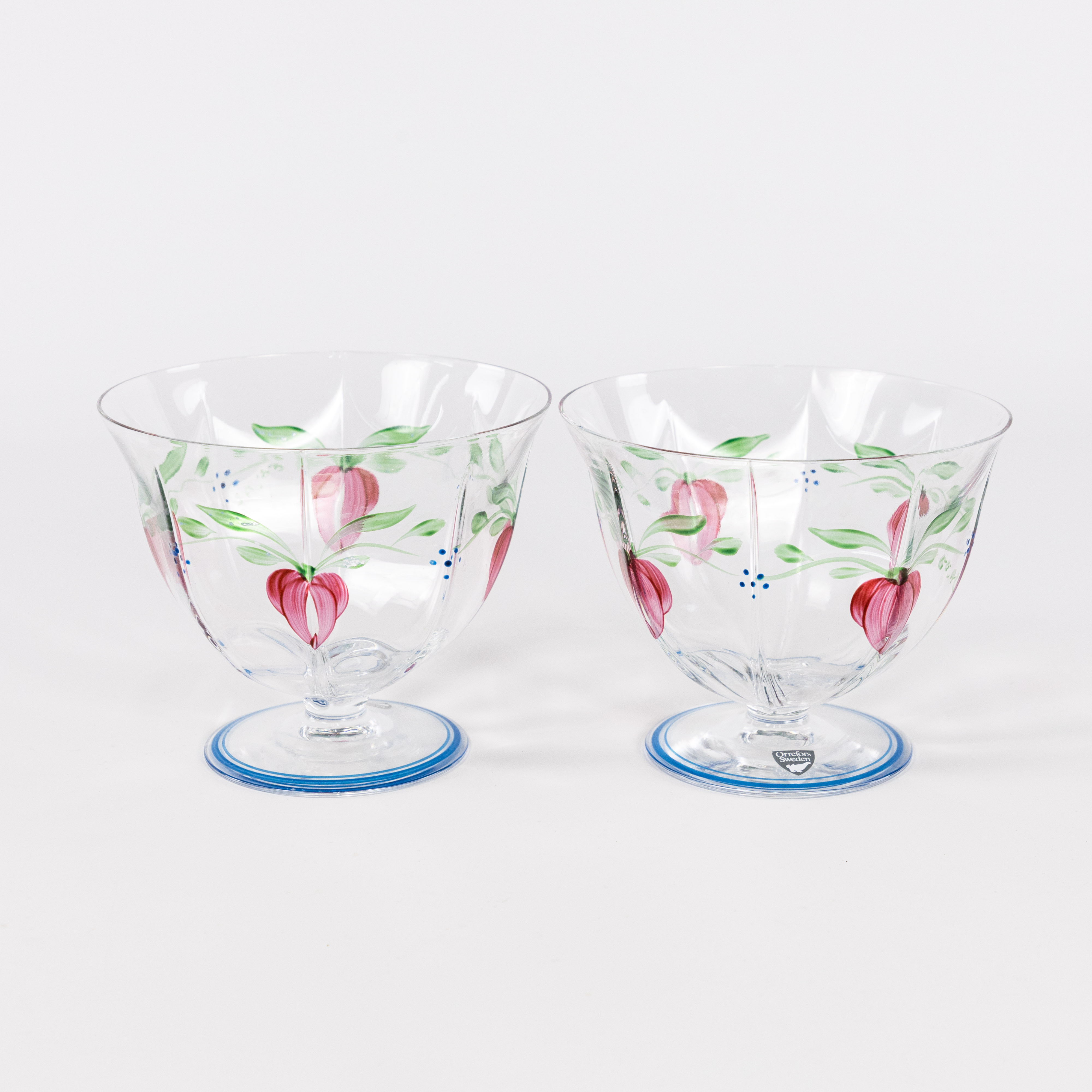 EVA ENGLUND, skålar, ett par, "Maja", Kosta Boda.