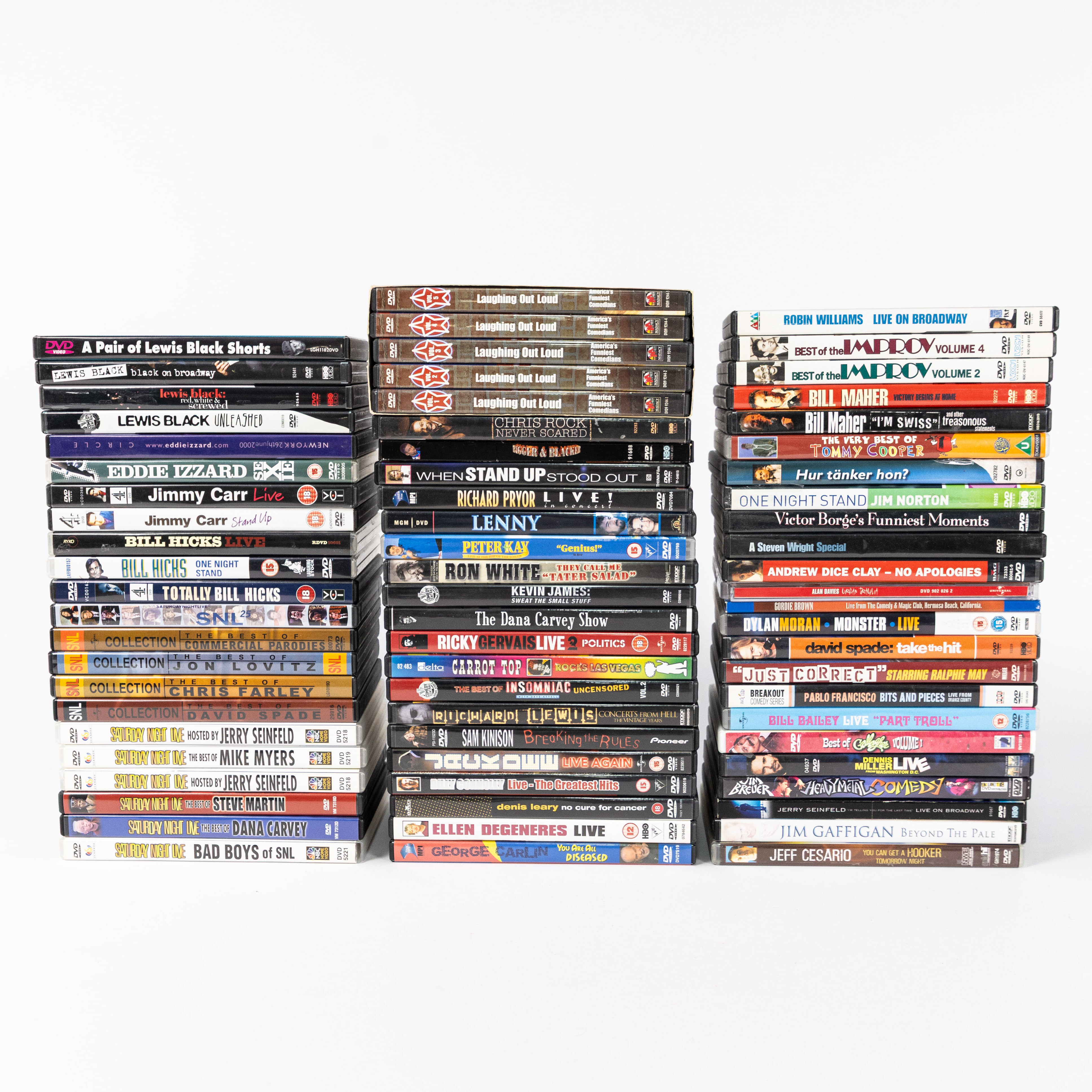DVD, större samling Stand Up Comedy.