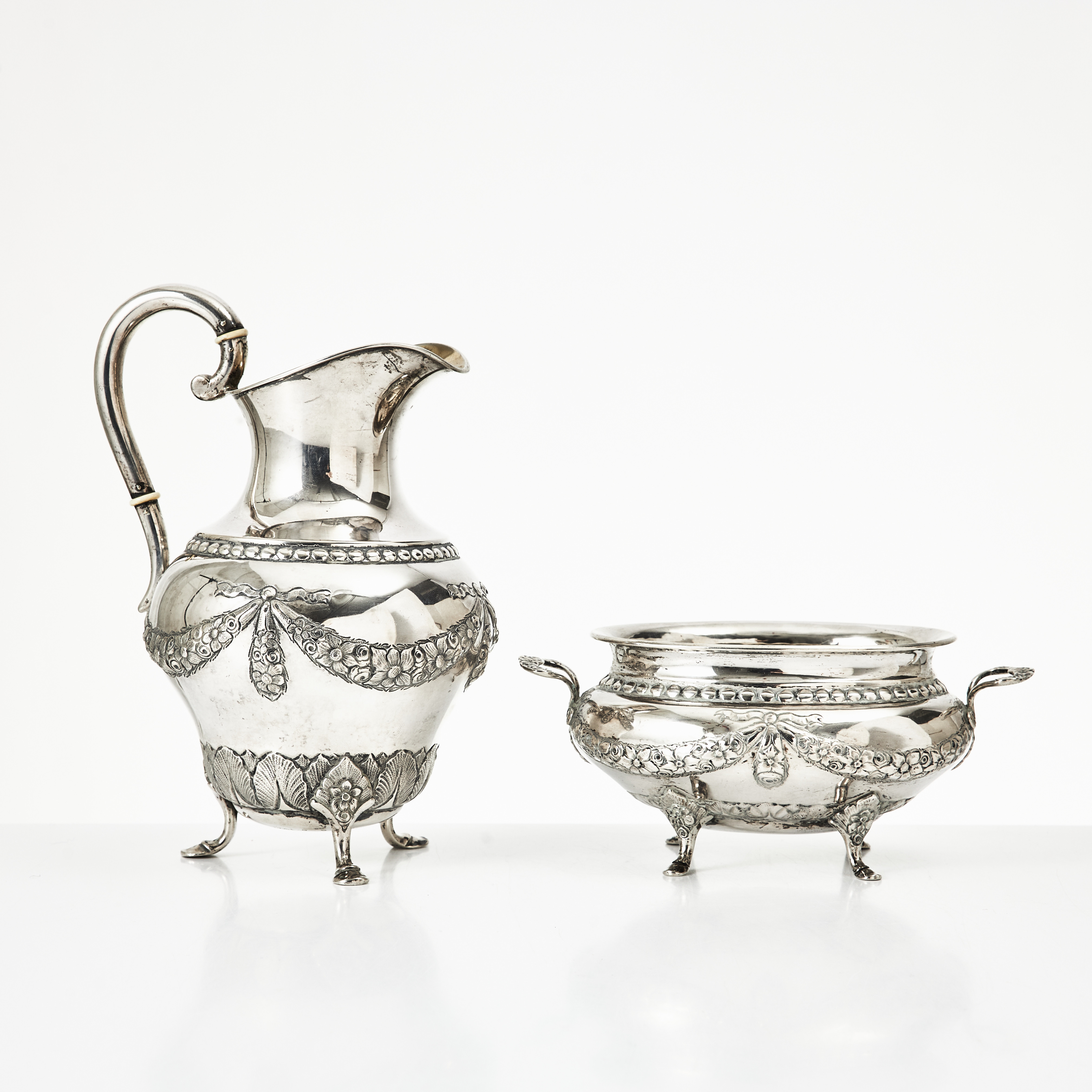 C HOLM. KANNA, SKÅL, silver, Köpenhamn 1927 resp 1928.