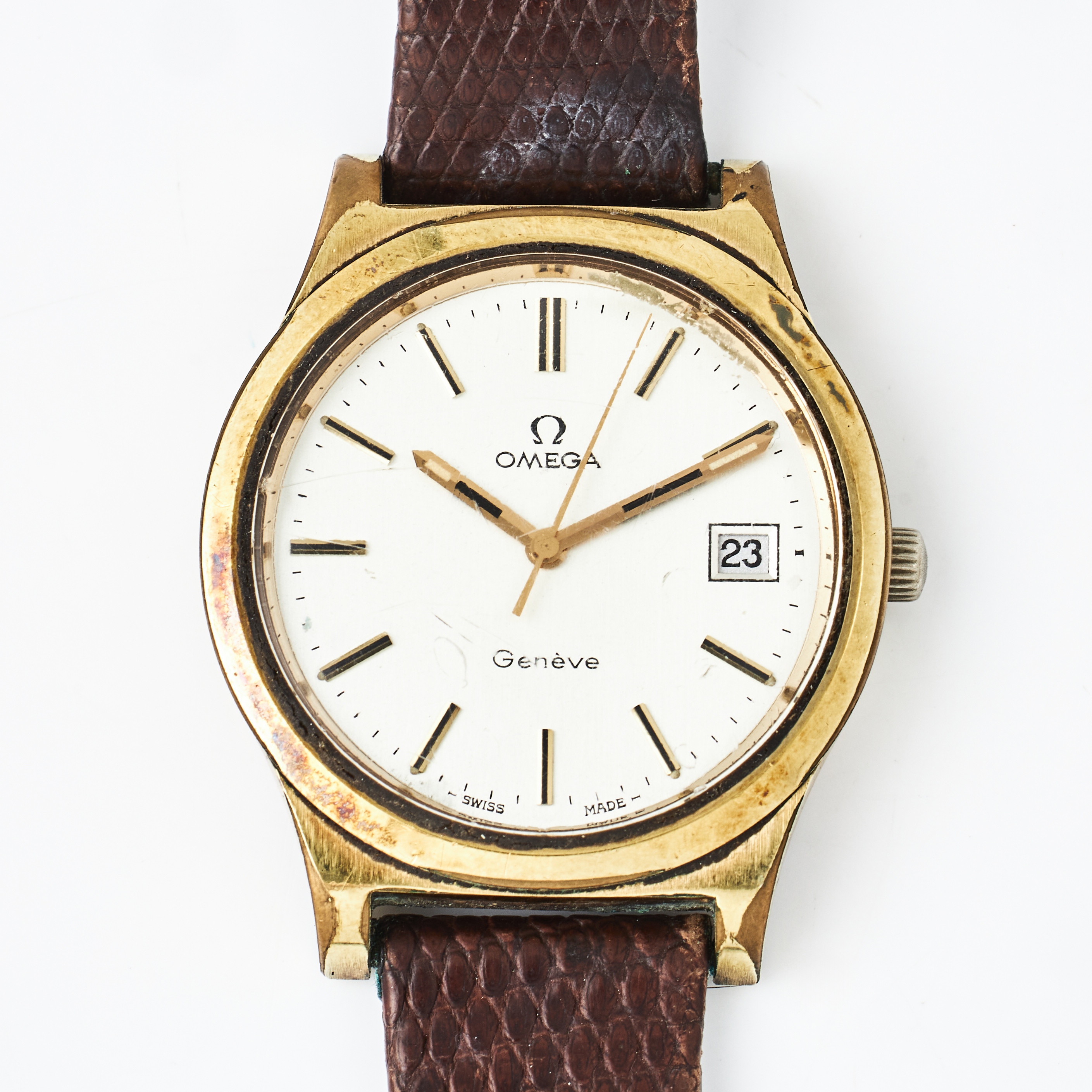 OMEGA, Genève, armbandsur, 36,5 mm, doublé (20 micron), ca 1972.