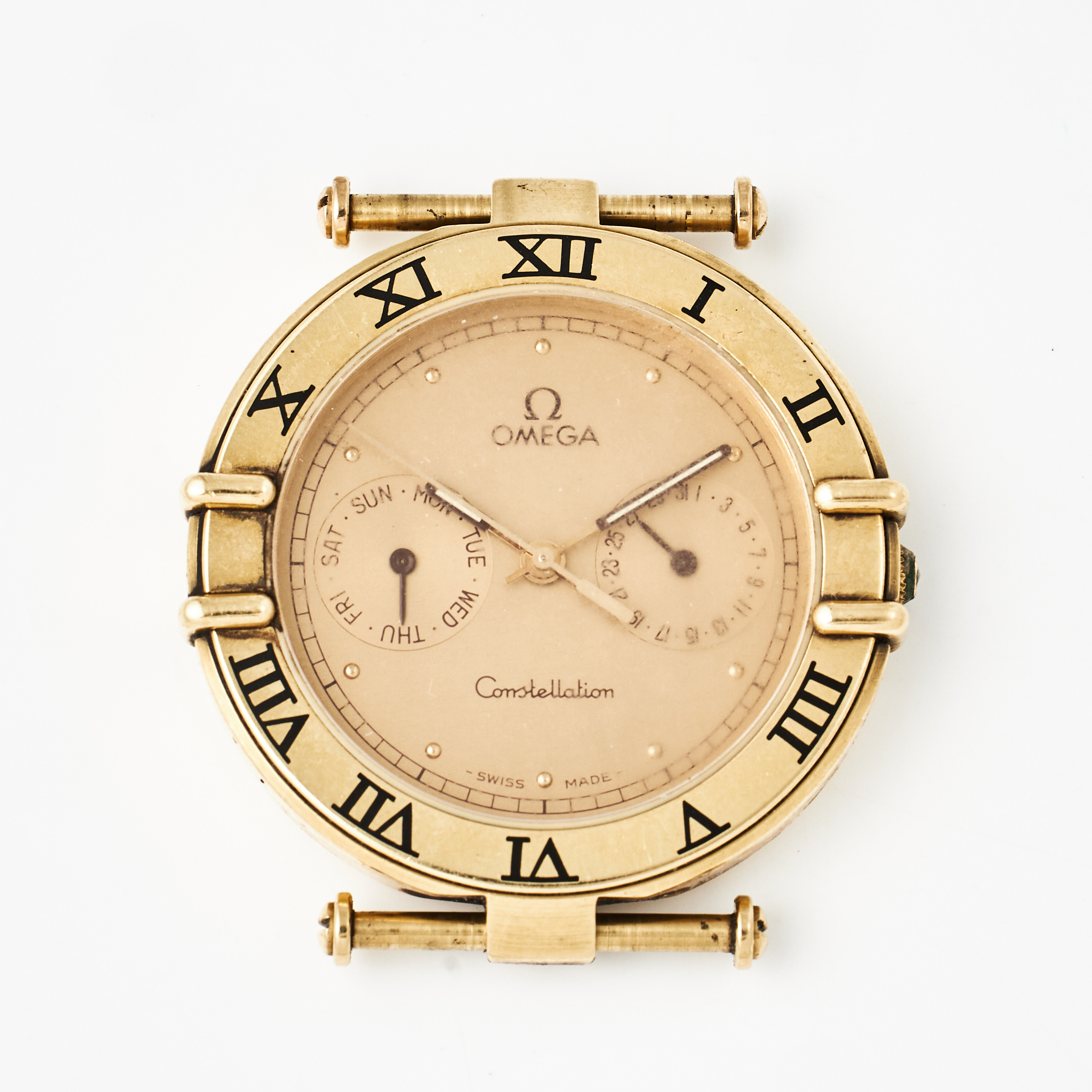 OMEGA, Constellation, "Uggla", armbandsur, 33 mm, 18K guld, ca 1989.