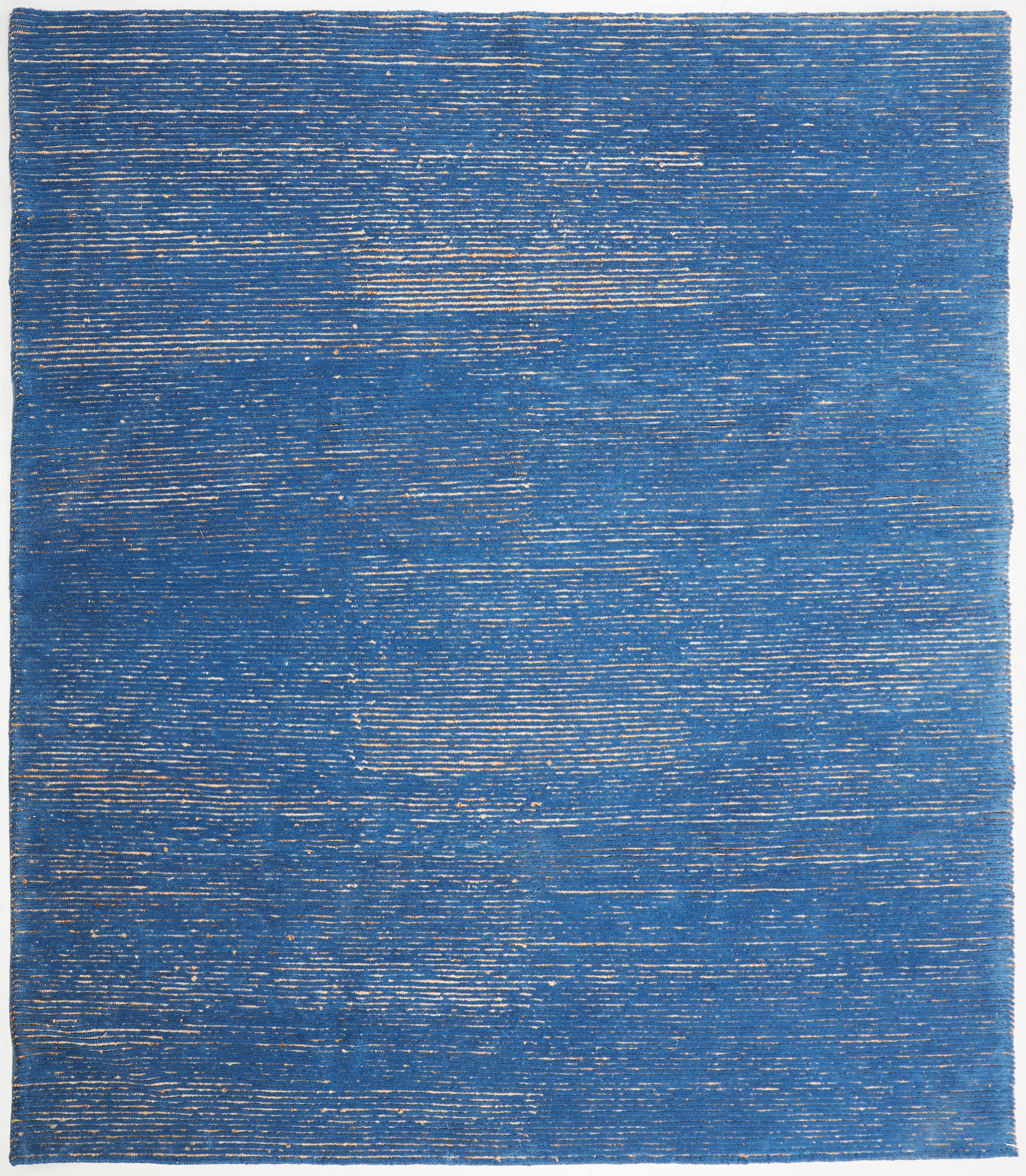 MATTA. Blå ull mot jutebotten, samtida, 250x234.