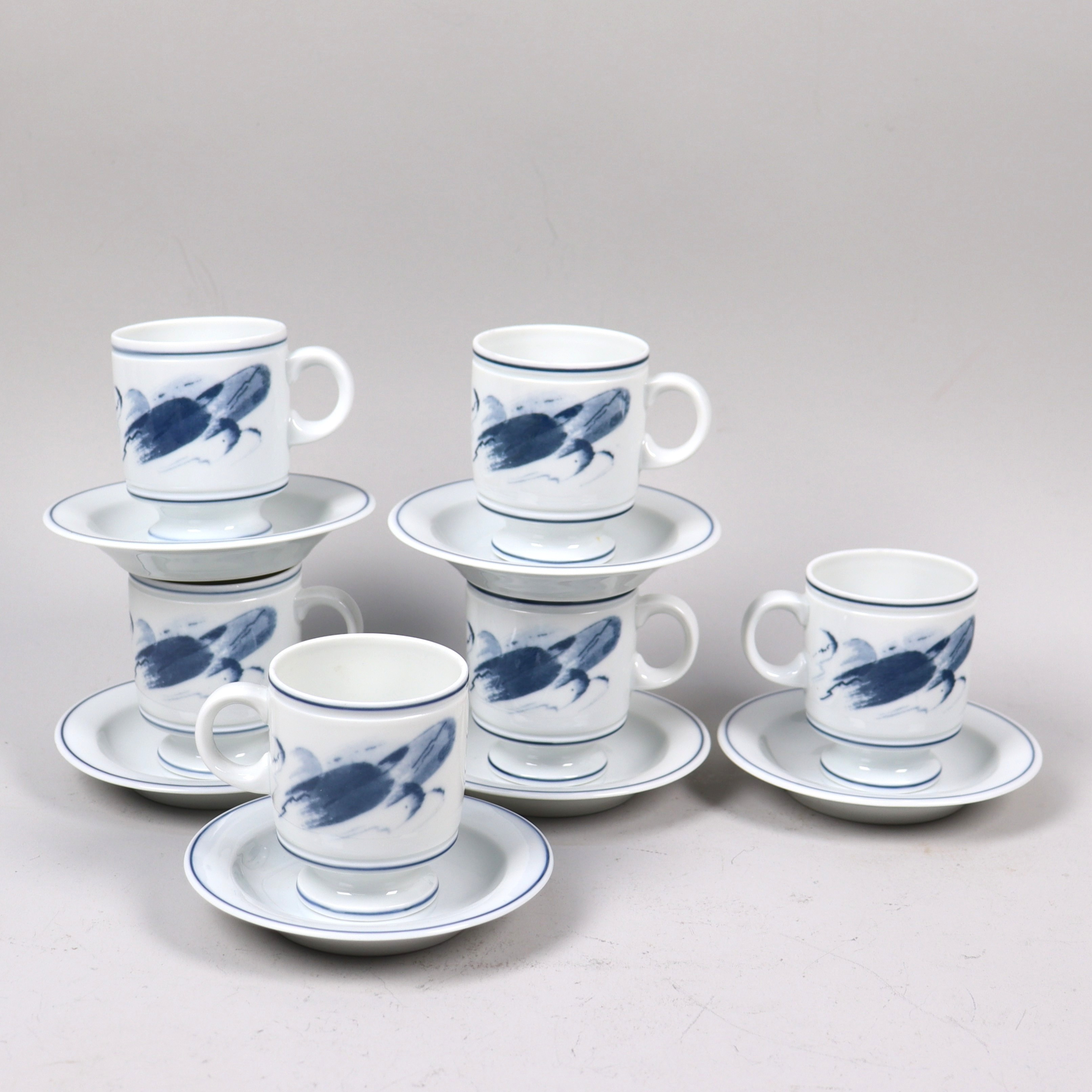 KAFFESERVIS, "Cumulus", Bing & Gröndahl, 1970/80-tal, 12 delar.