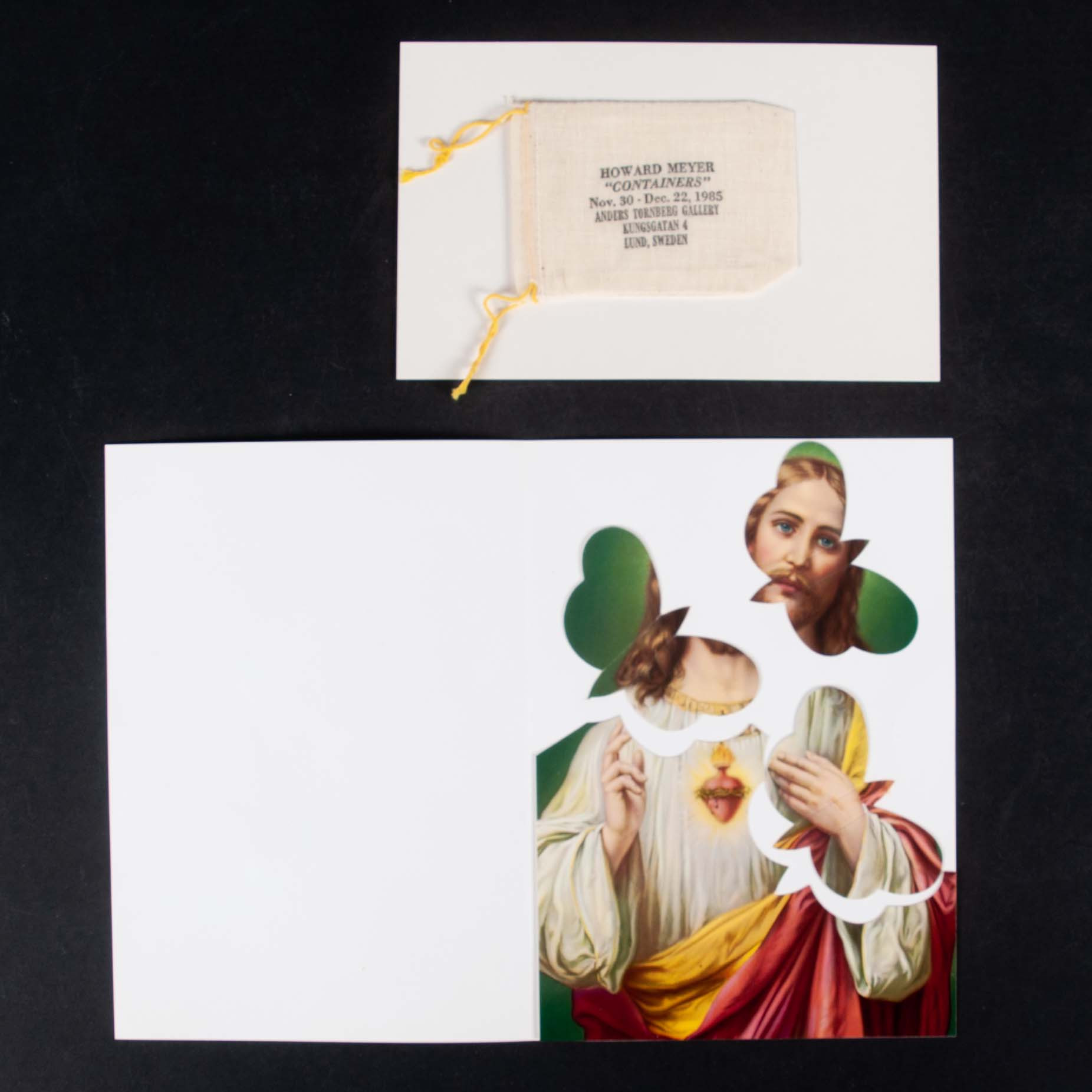 BARTON LIDICE BENES "REQUIEM" & HOWARD MEYER "CONTAINERS", 2 stycken objekt, Anders Tornberg Gallery i Lund 1985.