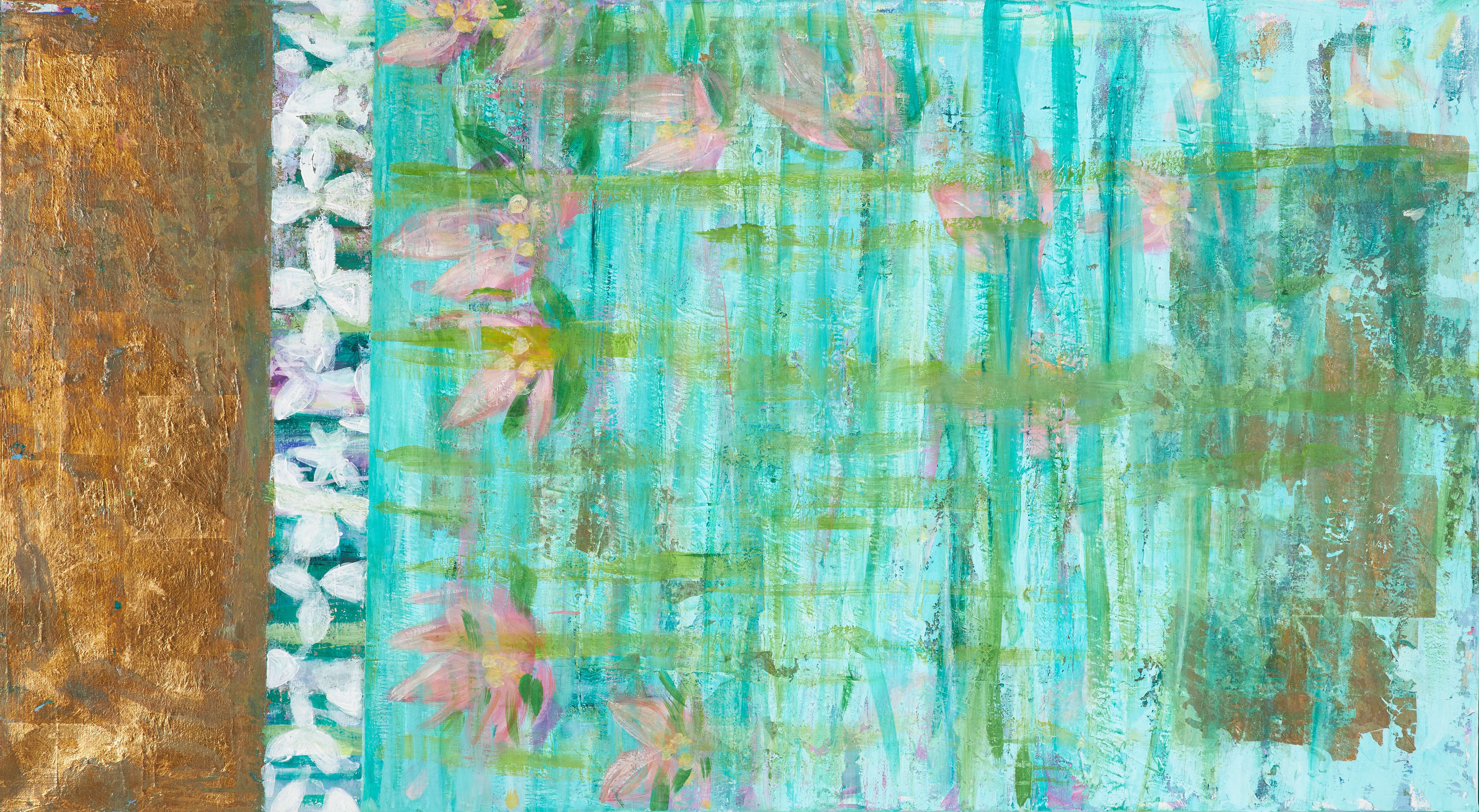 AGNETA LIVIJN, abstrakt komposition, signerad a. Livijn och daterad 2022, blandteknik.