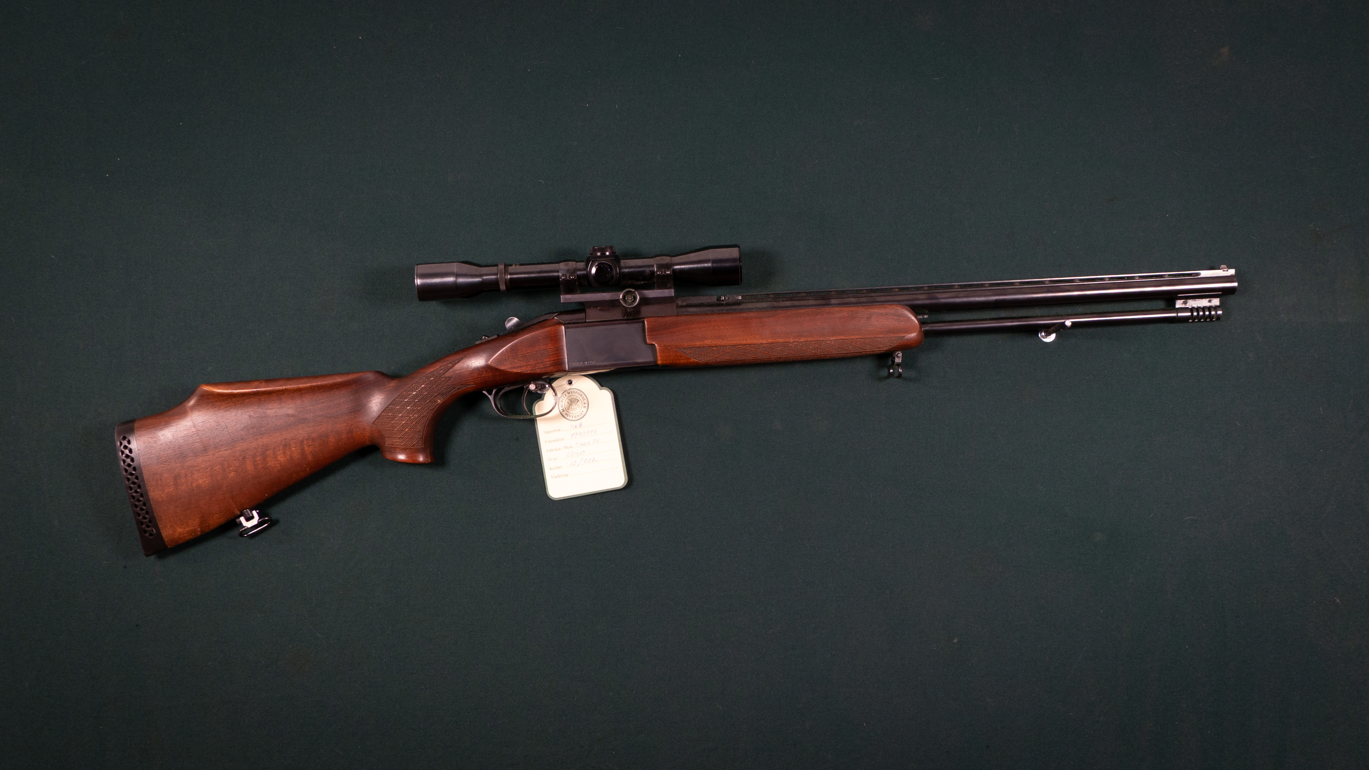 Tikka M77 kal. 12/222 Tillv.nr. 22410.