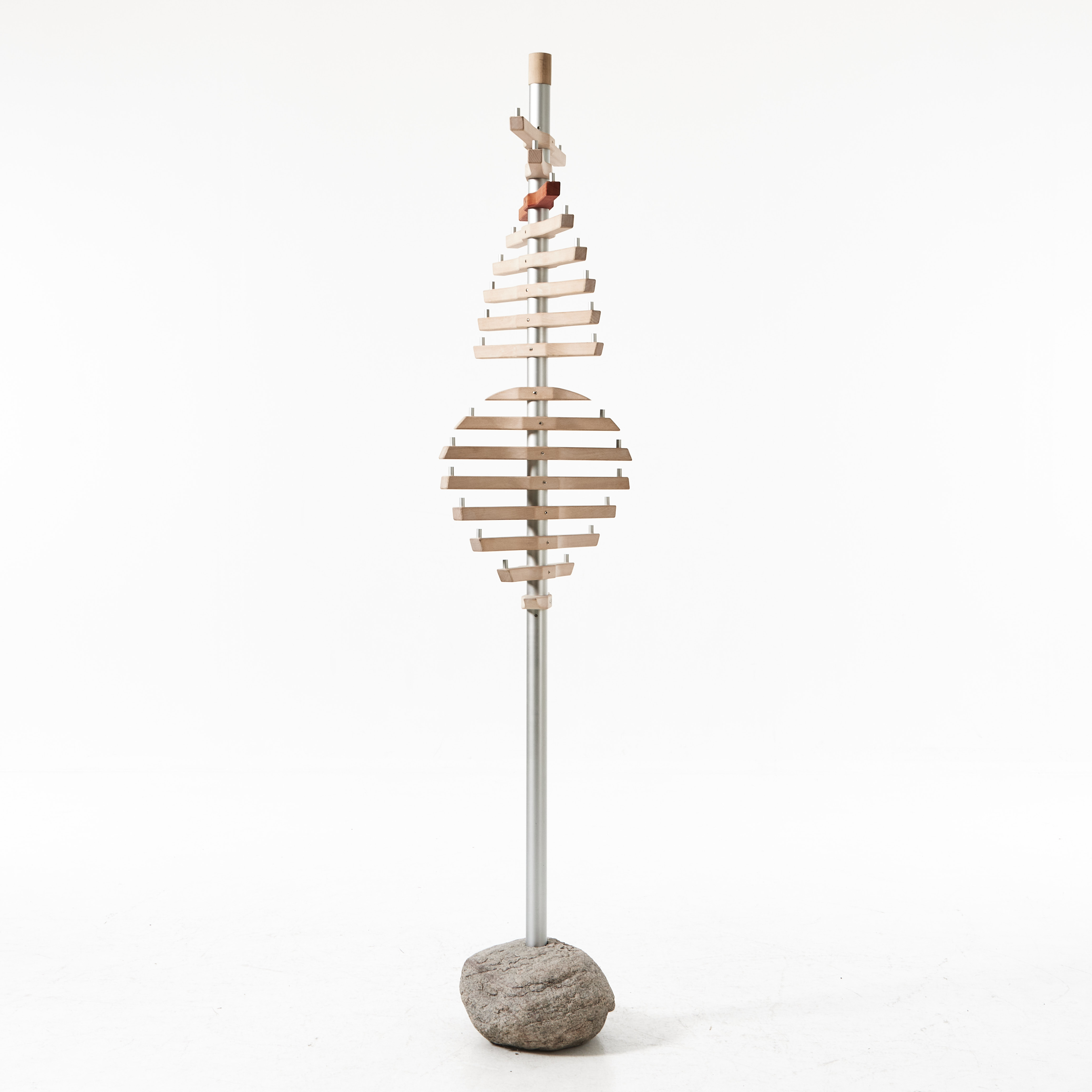 LARS ÅRED. "Klädesholmen", klädhängare, FG Intersales AB, metall och trä, brickmärkt.