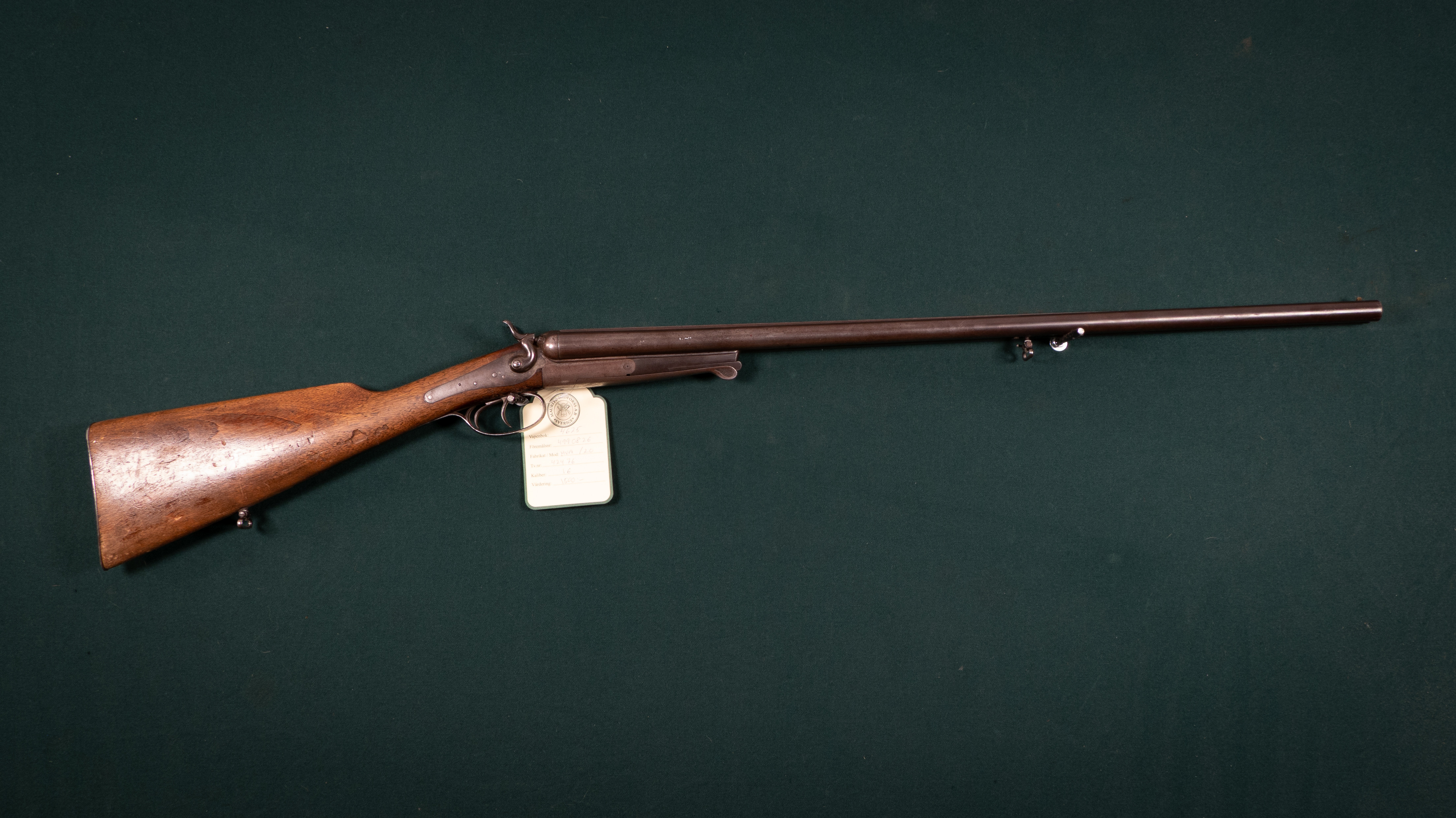 Husqvarna Modell 20 Kal 16 Tillv.nr: 42476 SE0114138.