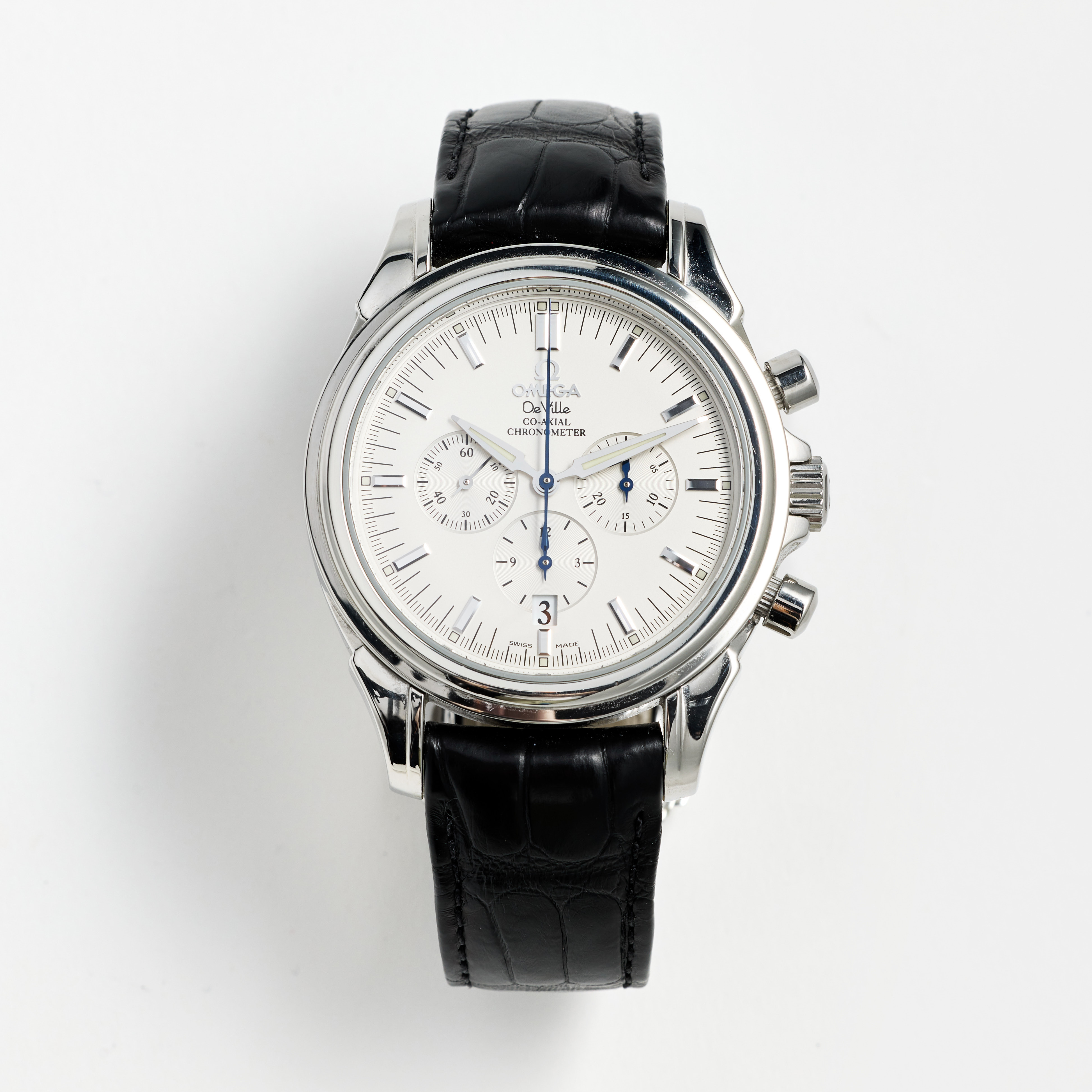 OMEGA, De Ville, Chronometer, kronograf, armbandsur, 41 mm, stål, ca 2006.