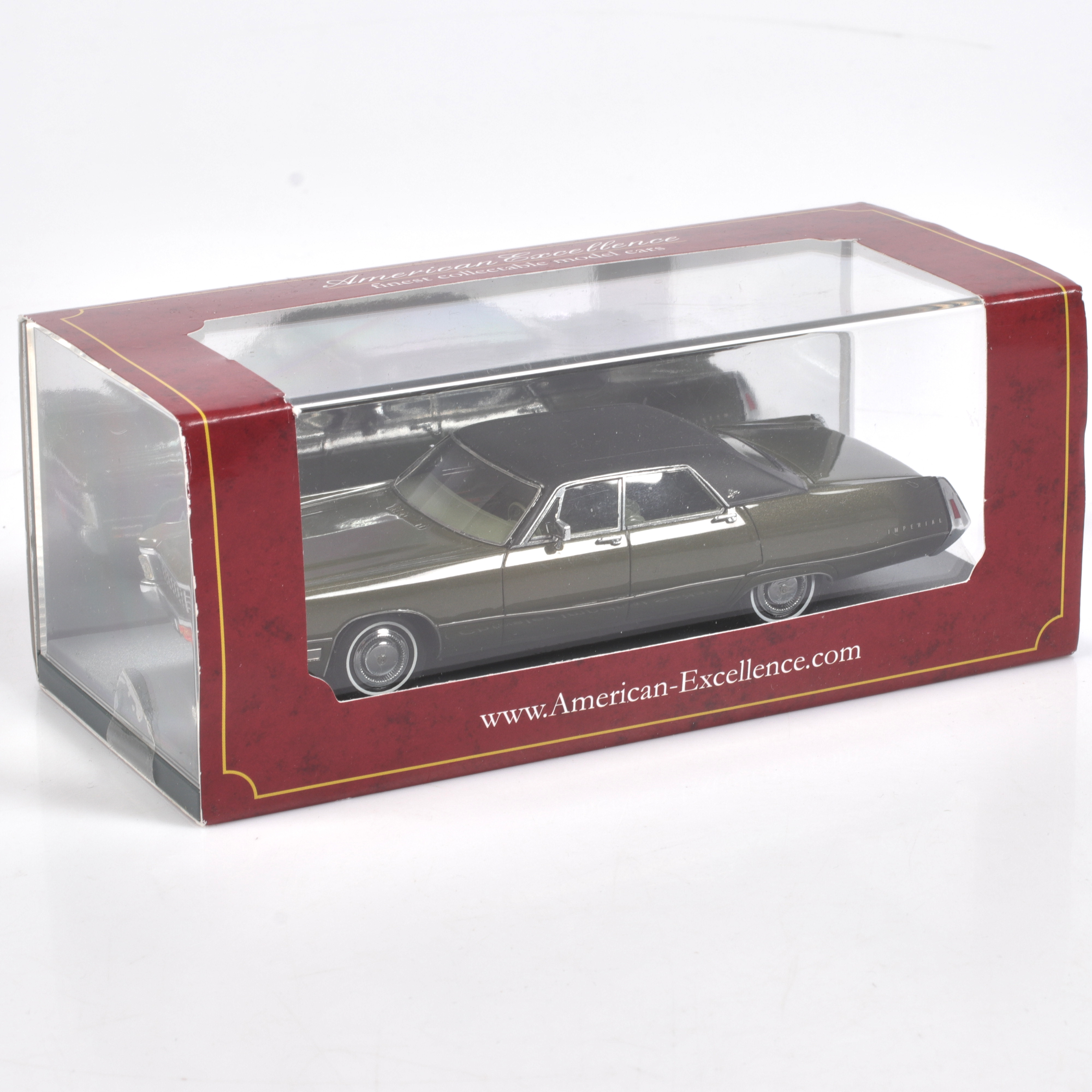 MODELLBIL, metall/resin, Chrysler Imperal Sedan, NEO Models, skala 1:43.