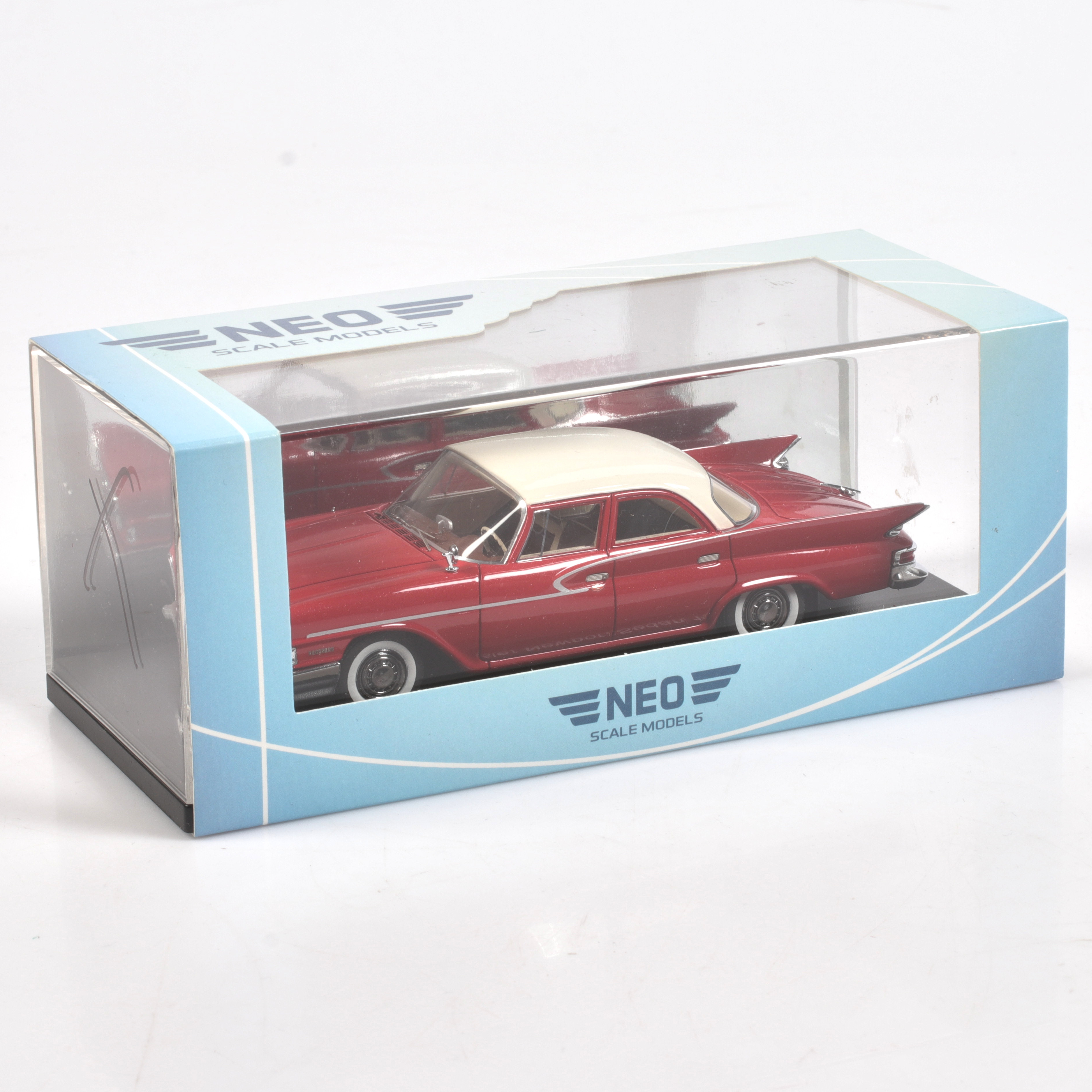 MODELLBIL, metall/resin, Chrysler Newport, Sedan, 1961, NEO Models, skala 1:43.