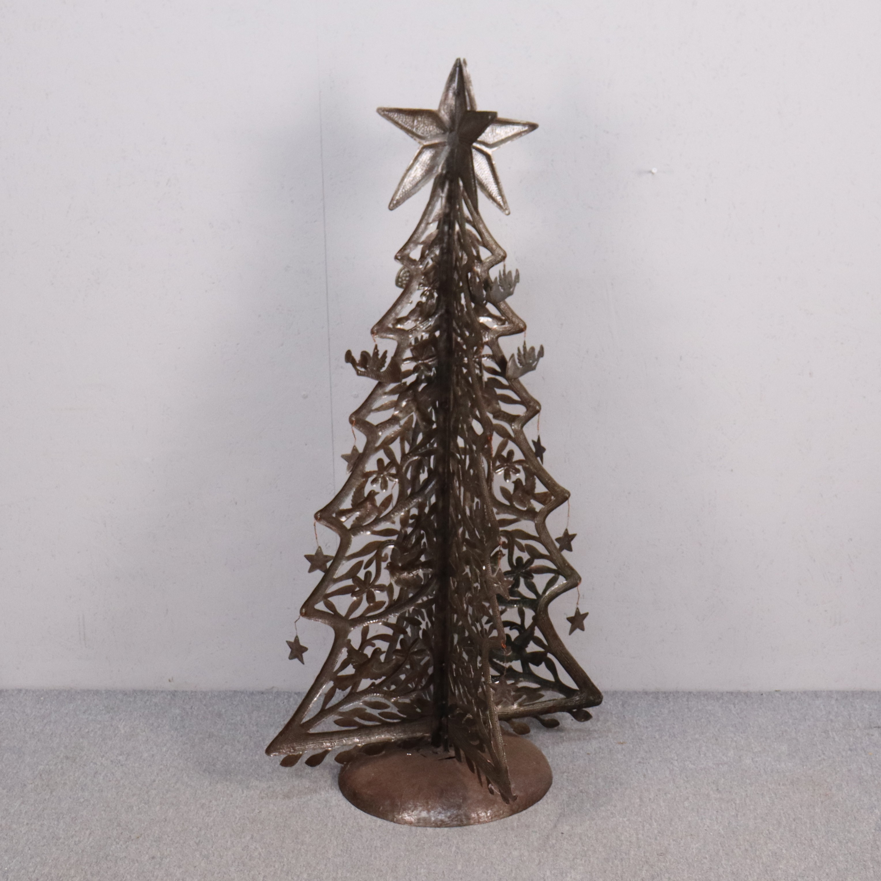 JULGRAN, bronserad plåt, 1900-tal.