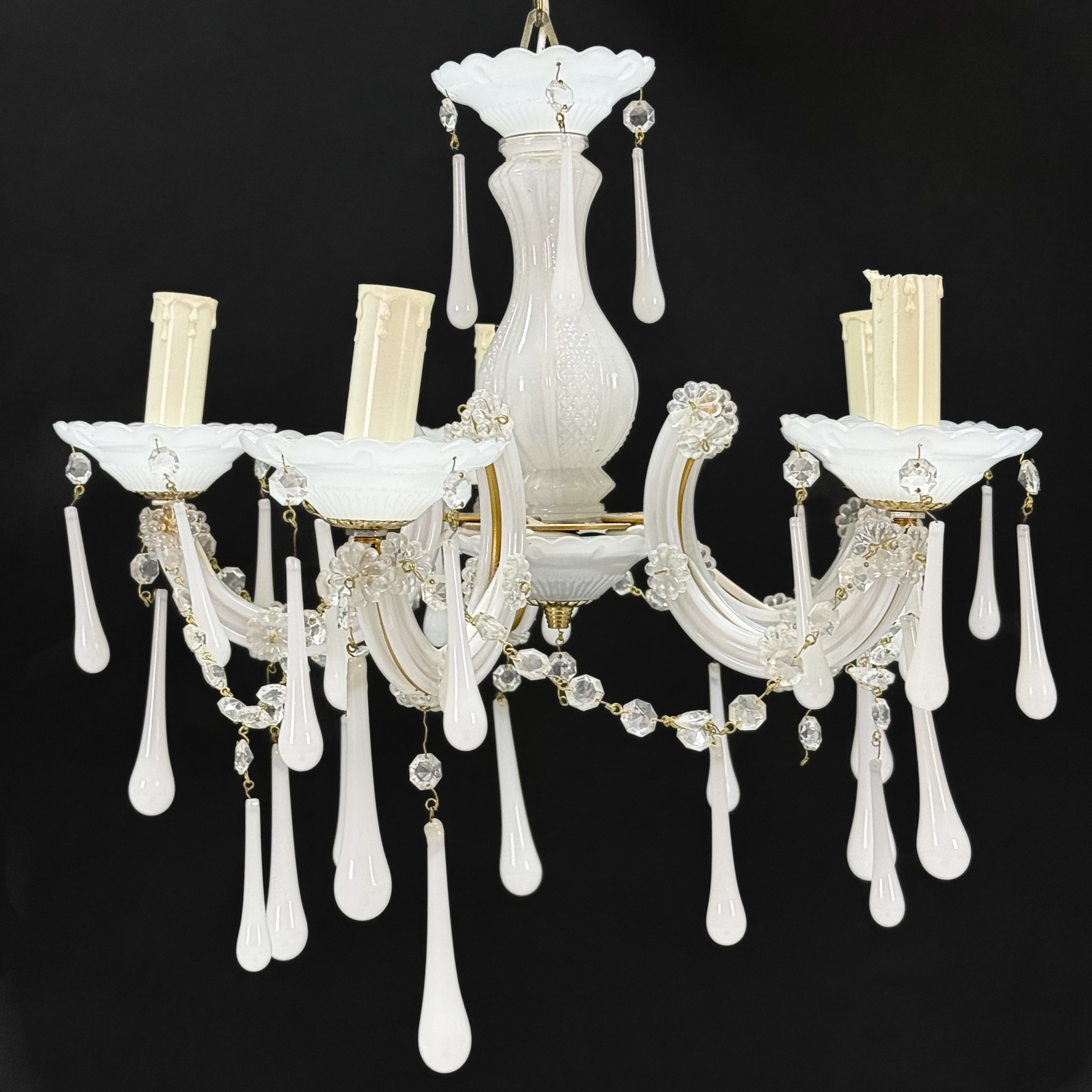 LJUSKRONA, Venetiansk stil, 5 ljuspunkter, 1900-talets andra häft.