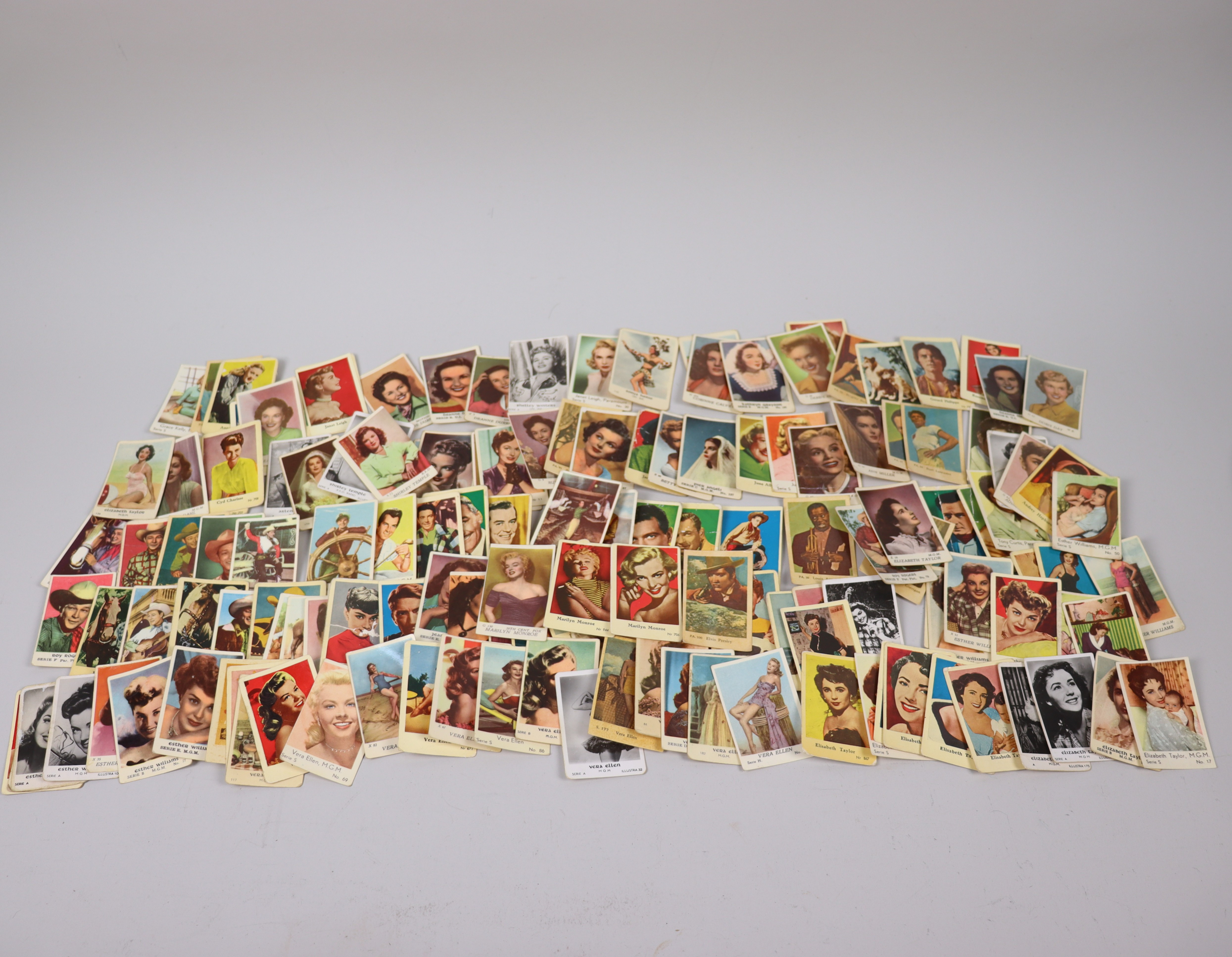 SAMLARBILDER, filmisar, Elvis Presley, Marilyn Monroe, Elisabeth Taylor mm.