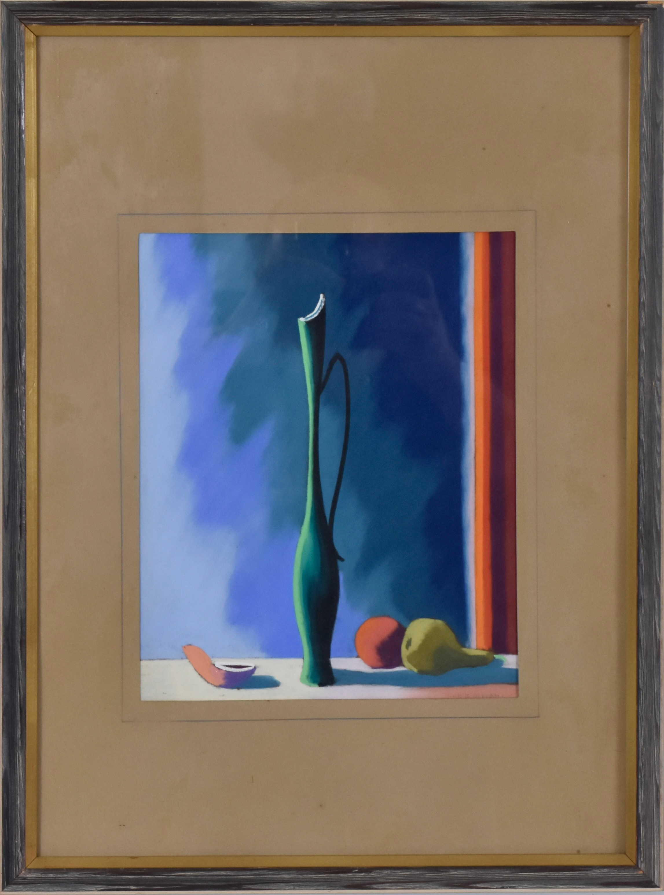 KARL ERIK OLSSON. Pasteller, 2-stycken.