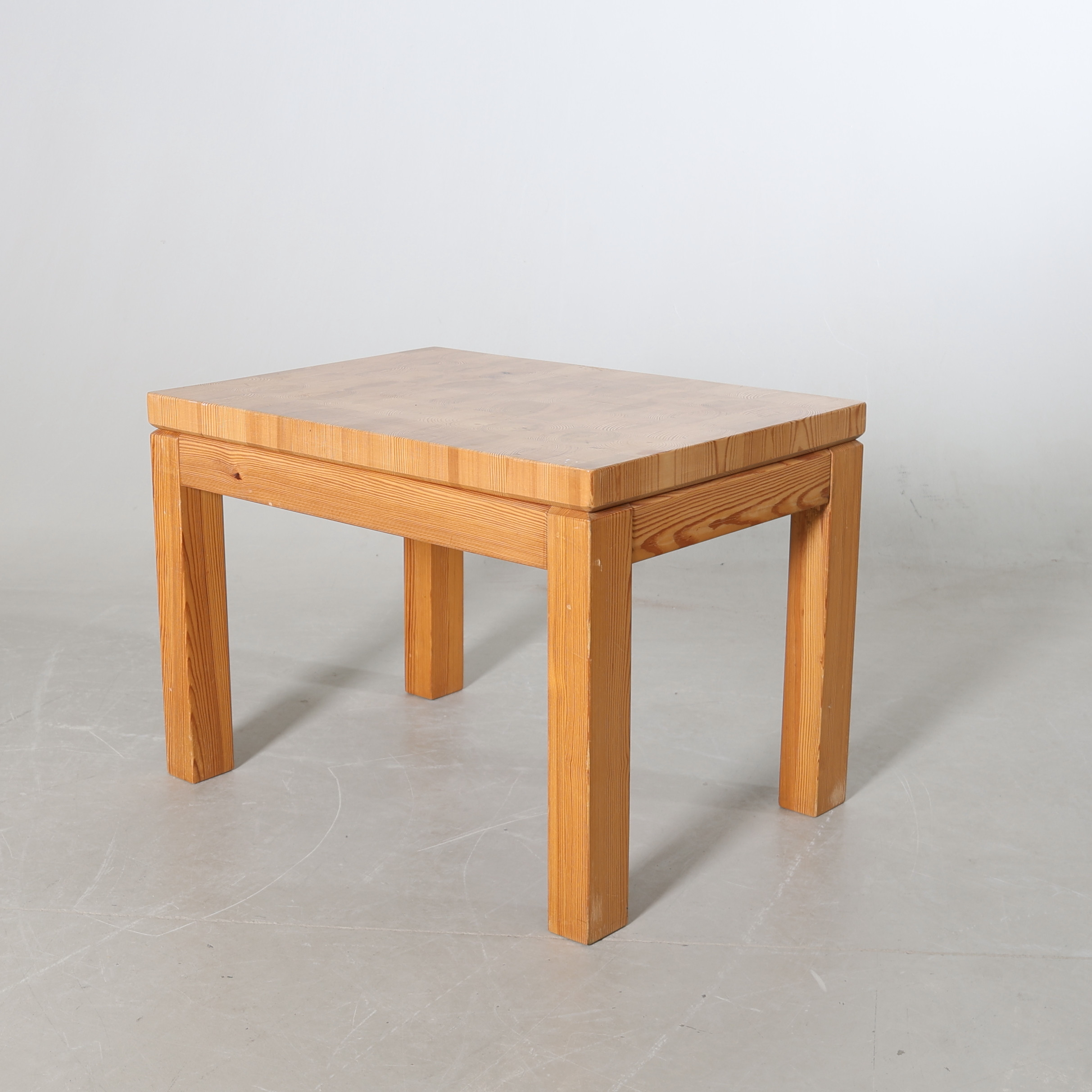 SOFFBORD, massiv furu, 1970-/80-tal.