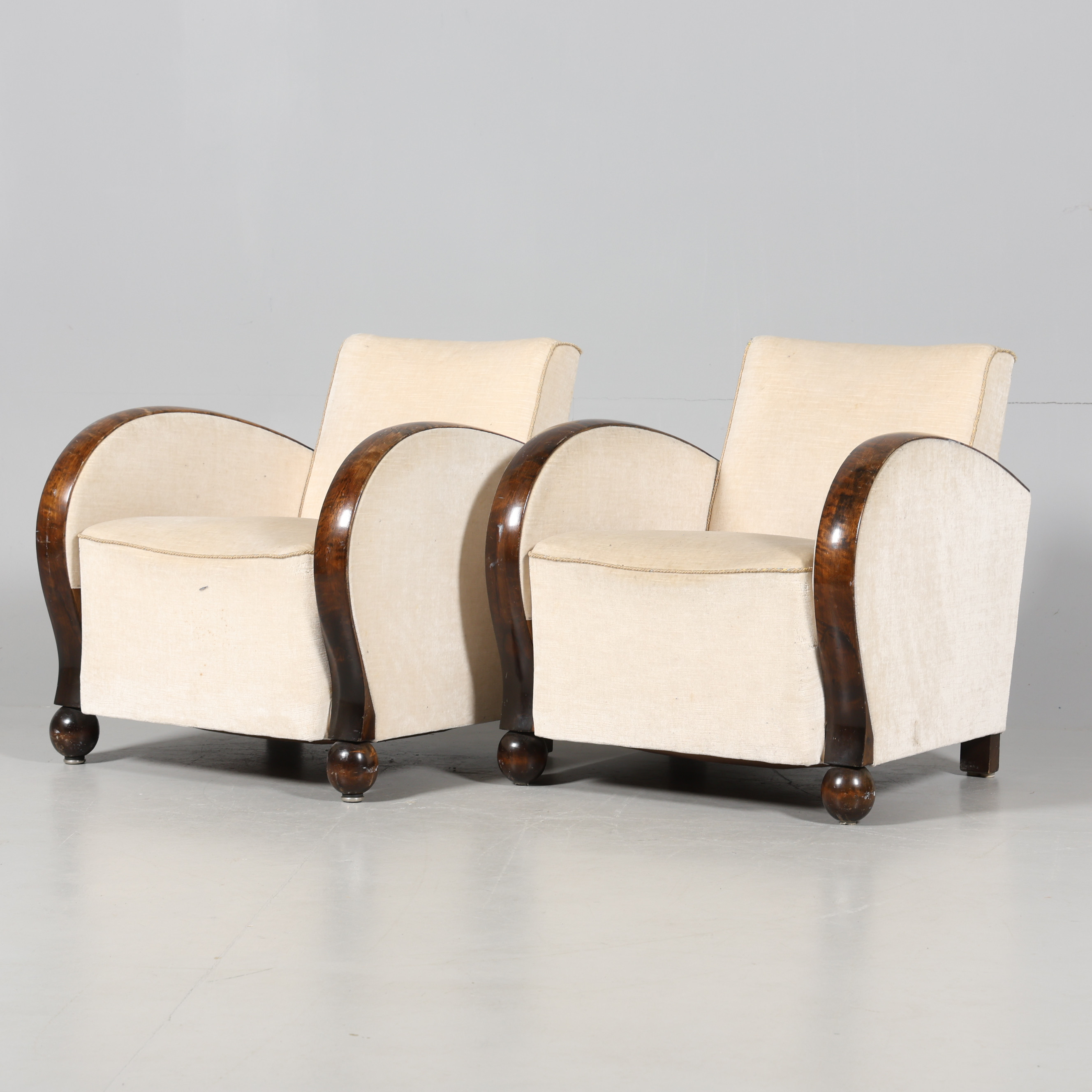 FÅTÖLJER, 1 par, swedish grace, 1900-talets första hälft.