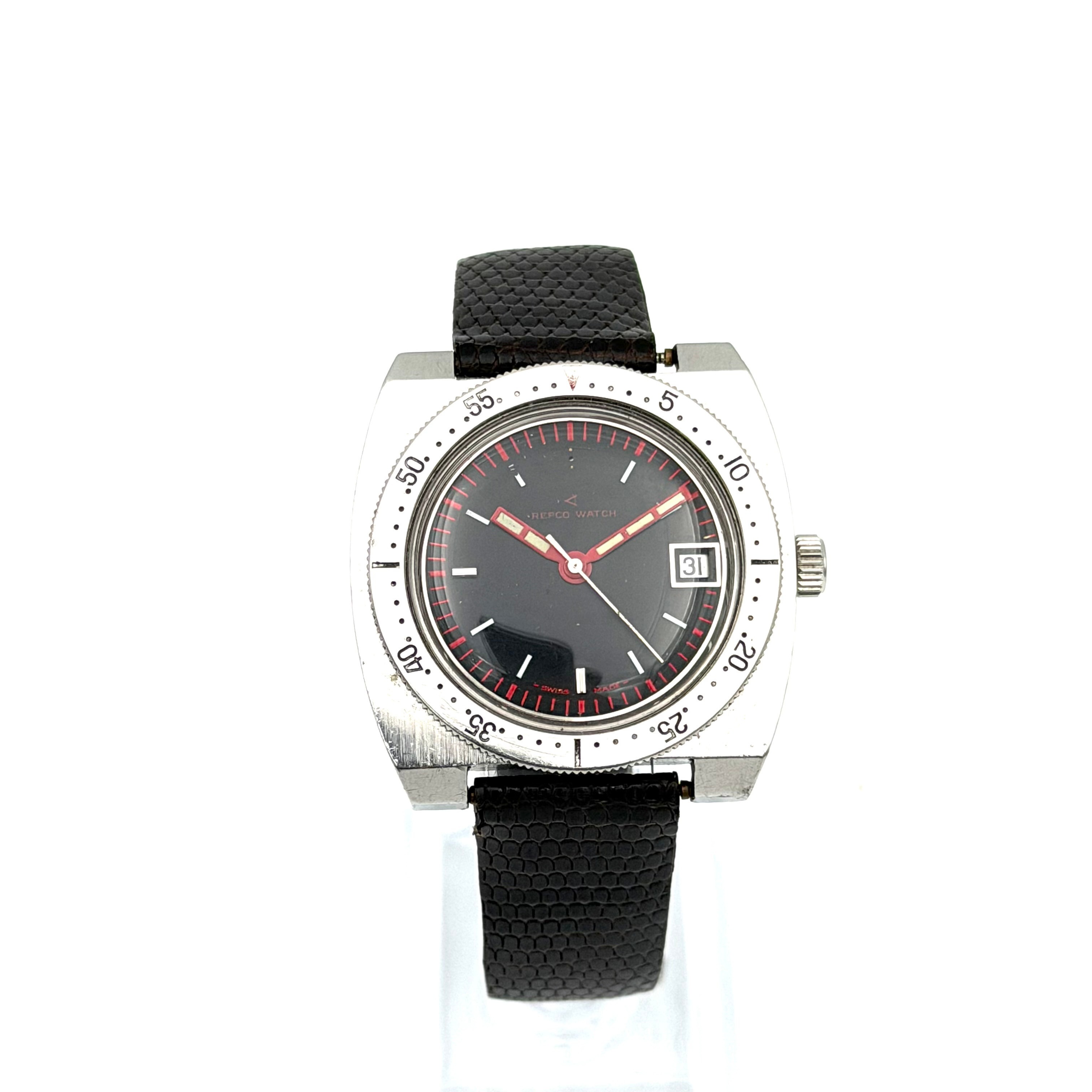 REPCO WATCH, armbandsur, 1960/70-tal, automatic, stål.