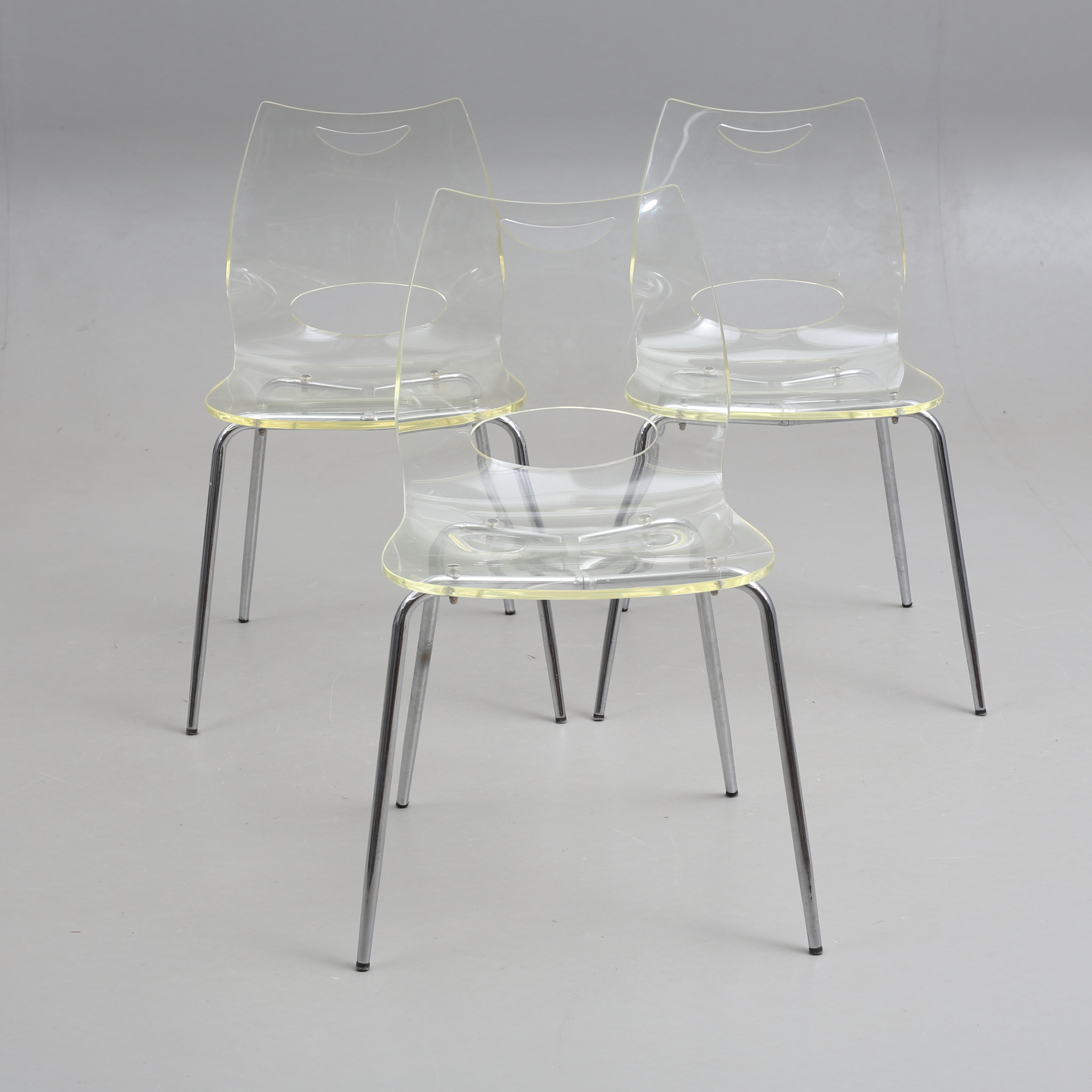 STOLAR, 3 st, akryl/stål, 1900/2000-tal.