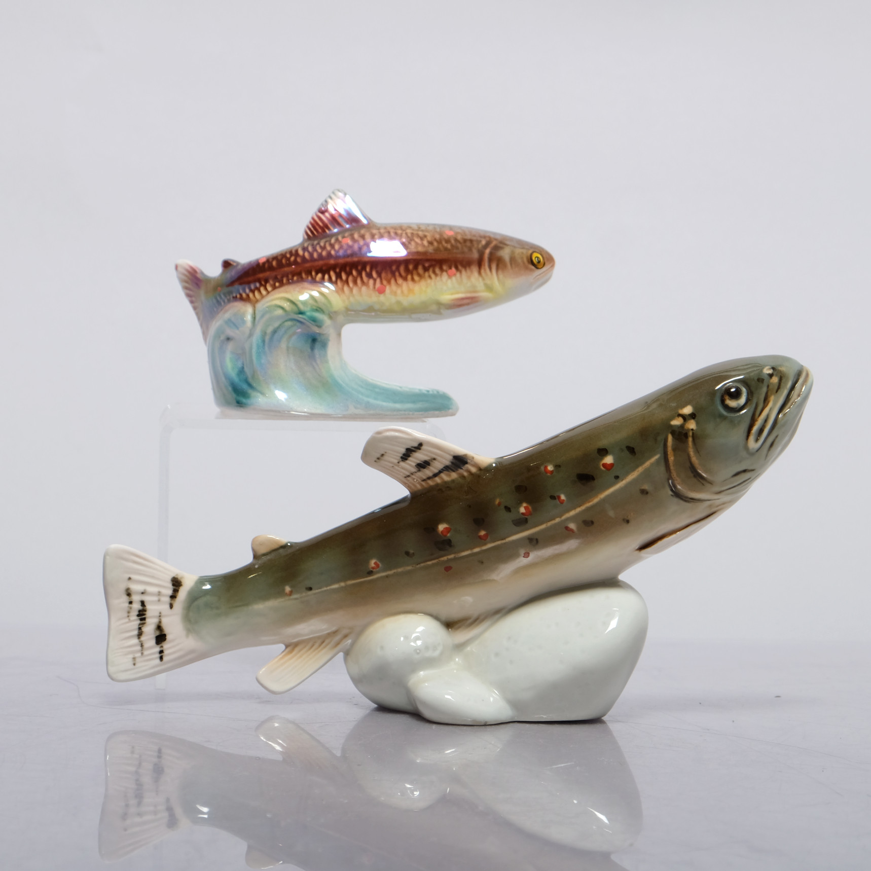 FIGURINER, Fiskar, Stengods, Jema, Holland, (2st).